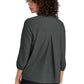 Mercer+Mettle® Women's Stretch Crepe 3/4-Sleeve Blouse - Anchor Grey