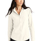 Mercer+Mettle® Women's Stretch Crepe Long Sleeve Camp Blouse - Ivory Chiffon
