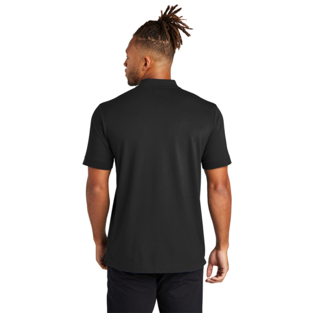 Mercer+Mettle® Stretch Pique Henley - Deep Black