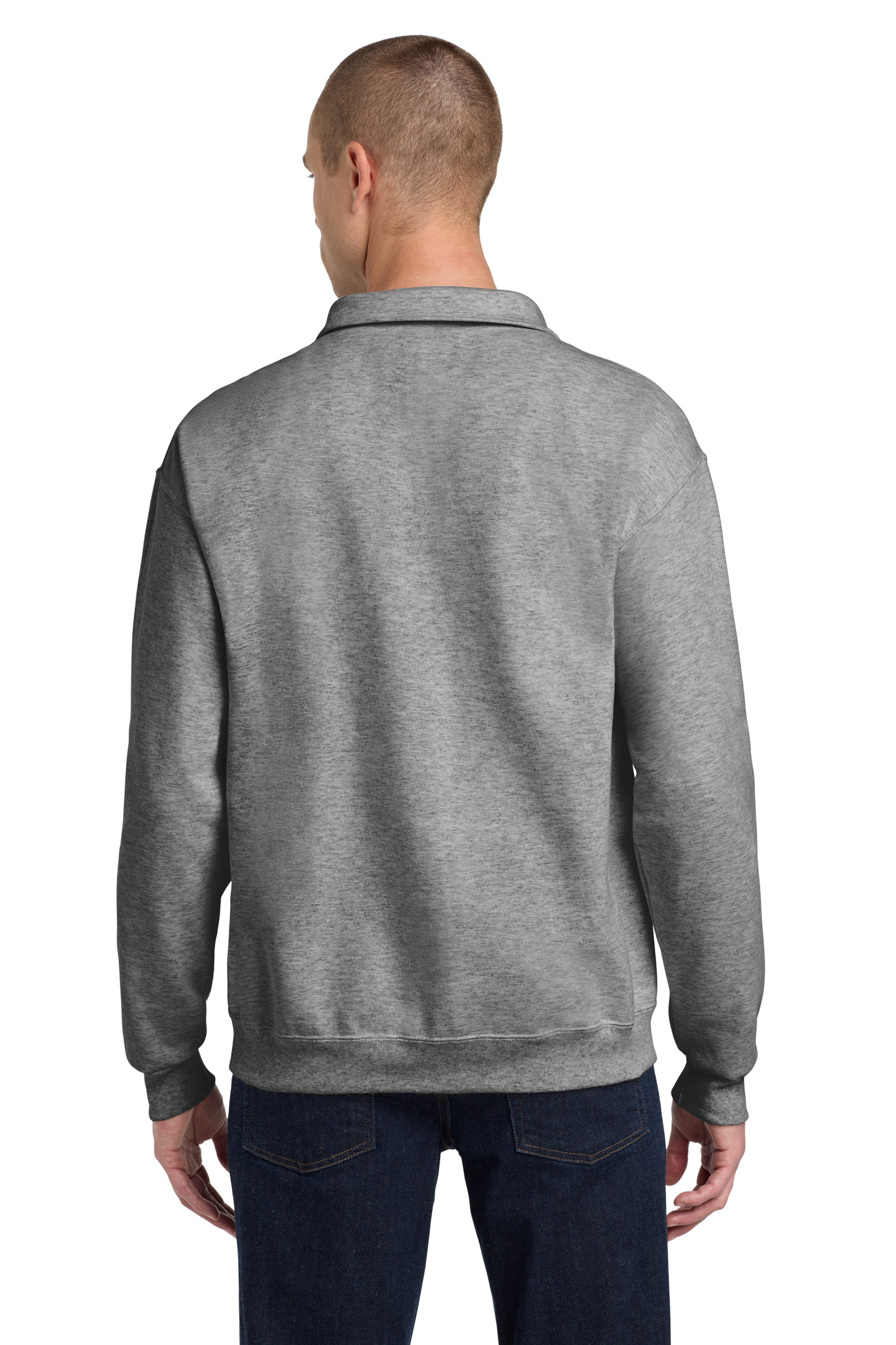 Jerzees® Super Sweats® NuBlend® - 1/4-Zip Sweatshirt with Cadet Collar - Oxford
