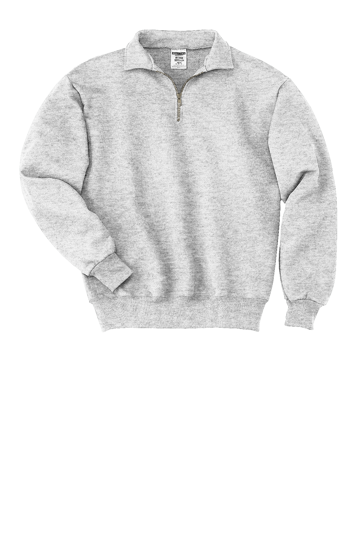 Jerzees® Super Sweats® NuBlend® - 1/4-Zip Sweatshirt with Cadet Collar - Ash