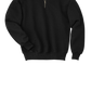 Jerzees® Super Sweats® NuBlend® - 1/4-Zip Sweatshirt with Cadet Collar - Black