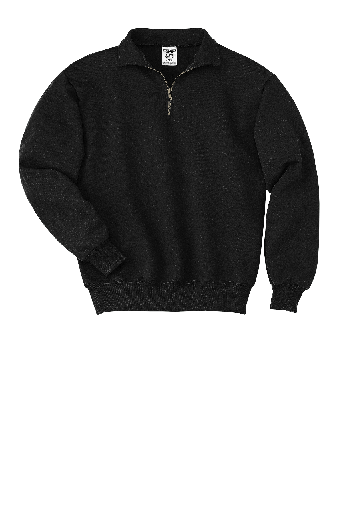 Jerzees® Super Sweats® NuBlend® - 1/4-Zip Sweatshirt with Cadet Collar - Black