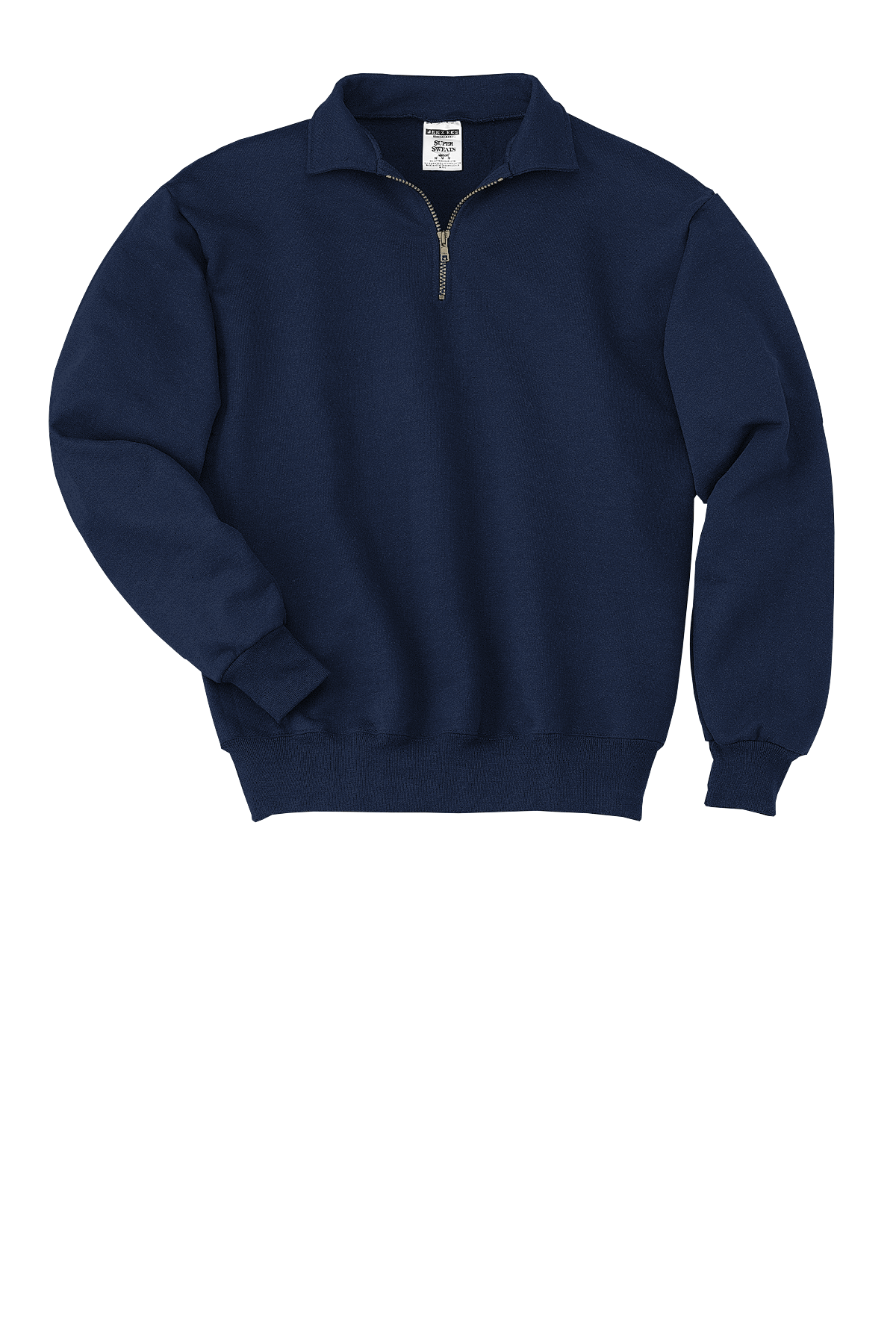 Jerzees® Super Sweats® NuBlend® - 1/4-Zip Sweatshirt with Cadet Collar - Navy