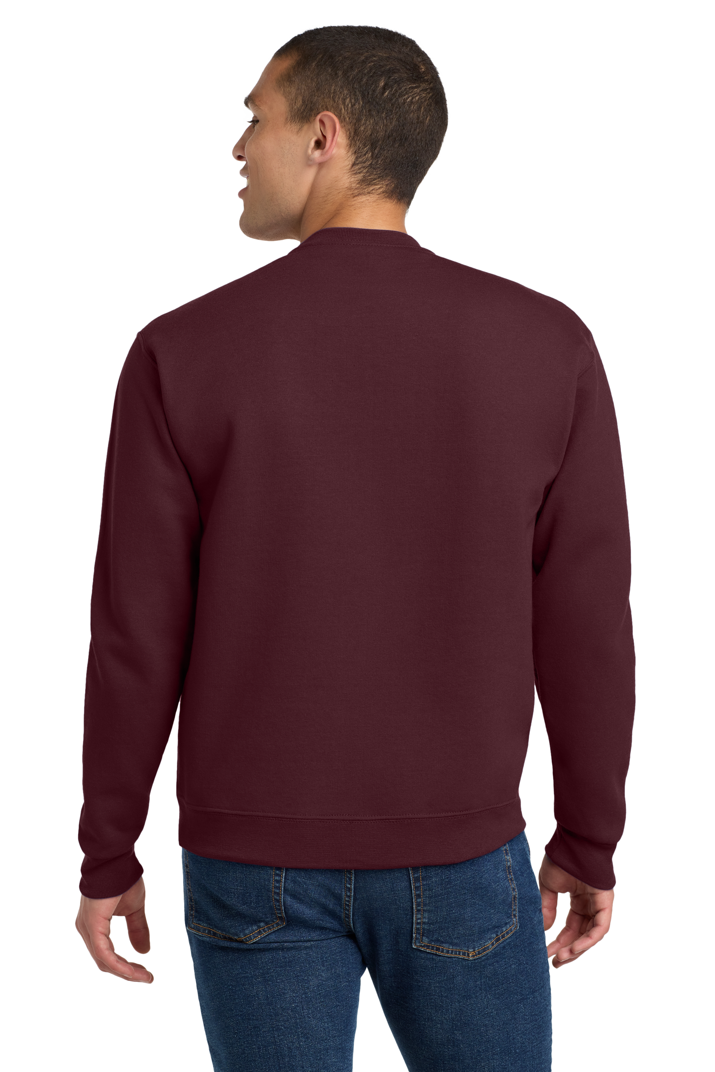 Jerzees® Super Sweats® NuBlend® - Crewneck Sweatshirt - Maroon