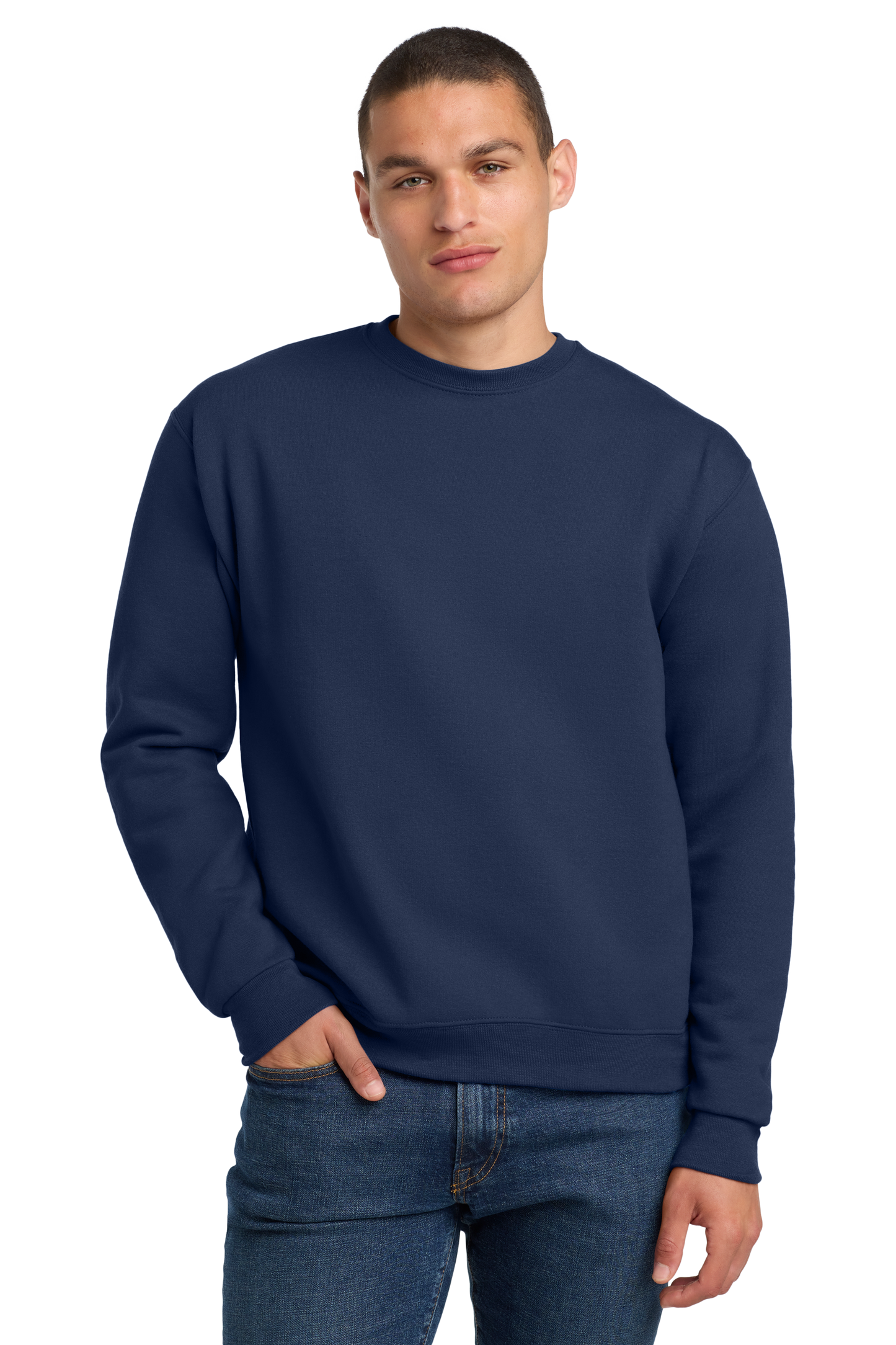 Jerzees® Super Sweats® NuBlend® - Crewneck Sweatshirt - Navy