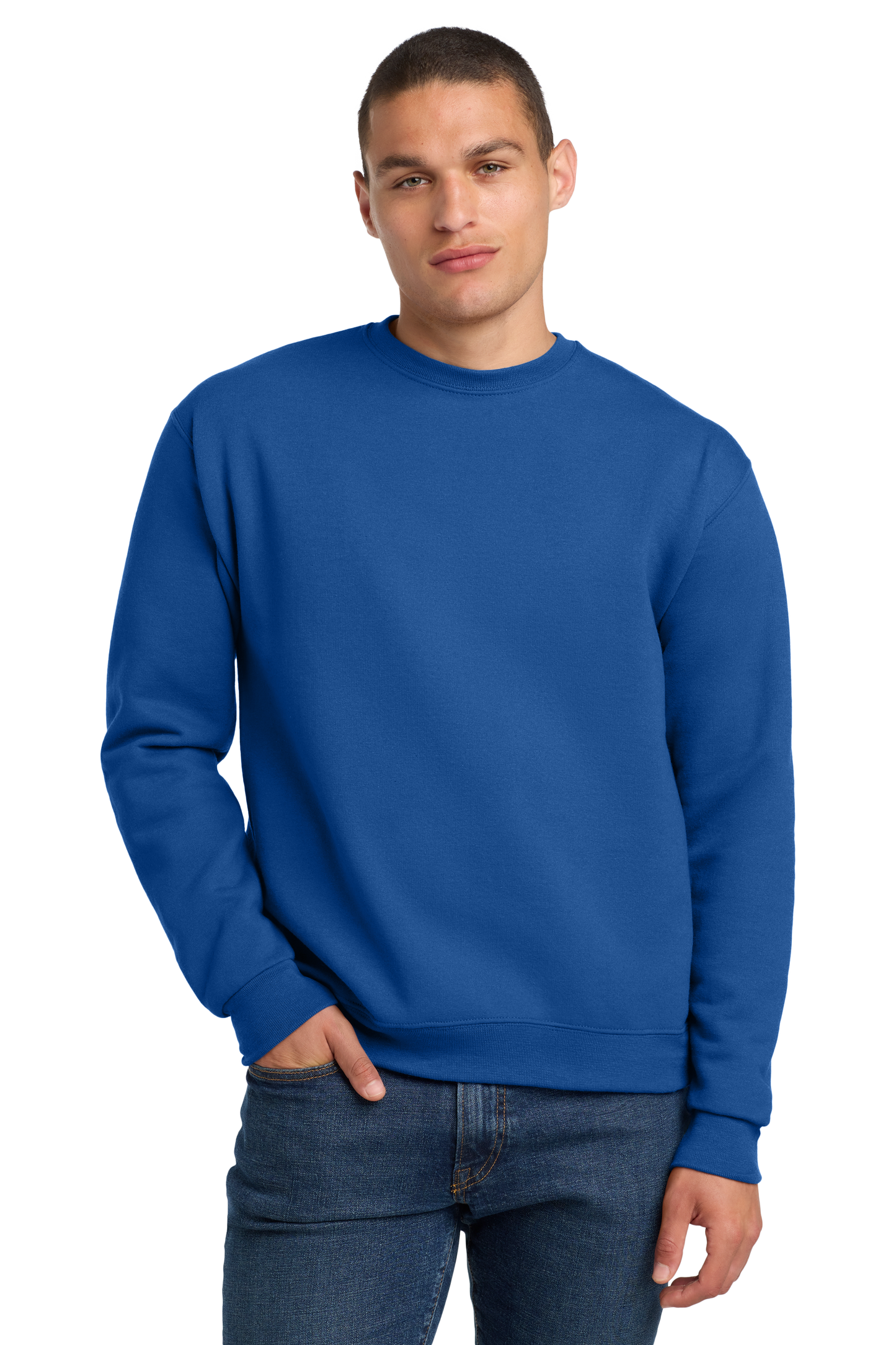 Jerzees® Super Sweats® NuBlend® - Crewneck Sweatshirt - Royal