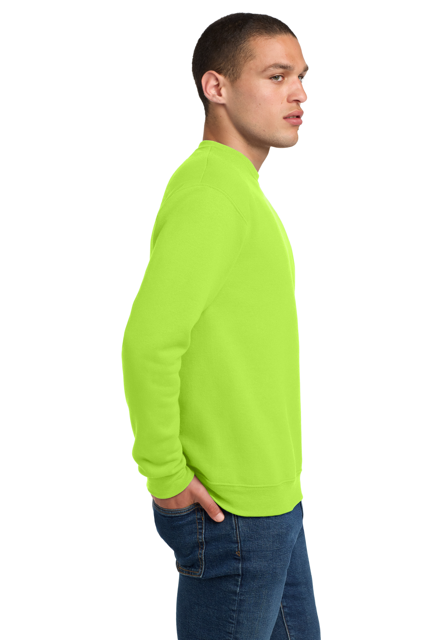 Jerzees® Super Sweats® NuBlend® - Crewneck Sweatshirt - Safety Yellow