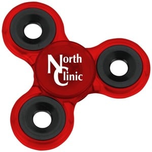 Translucent Fidget Spinner - Translucent Red
