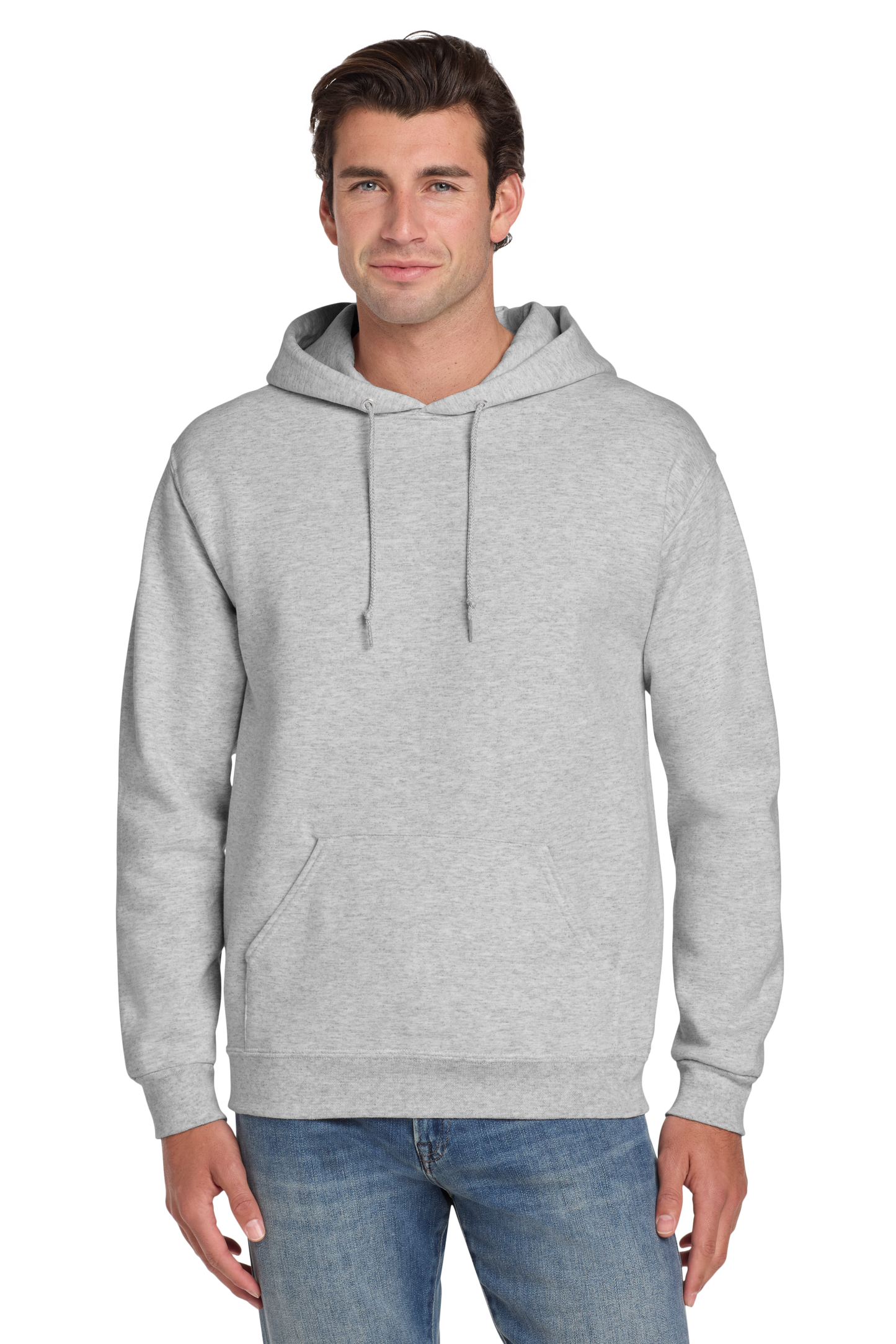 Jerzees® Super Sweats® NuBlend® - Pullover Hooded Sweatshirt - Ash