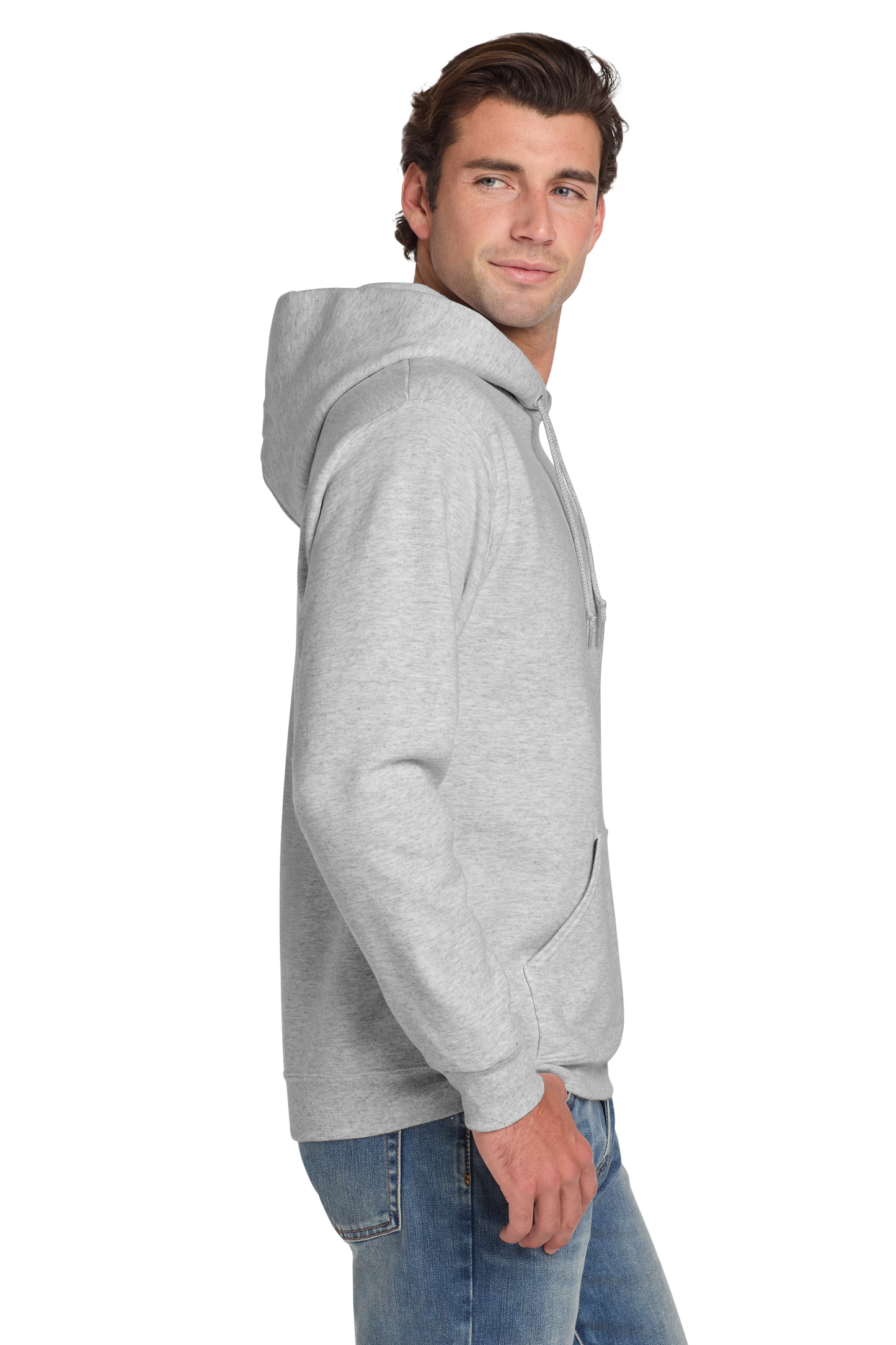 Jerzees® Super Sweats® NuBlend® - Pullover Hooded Sweatshirt - Ash