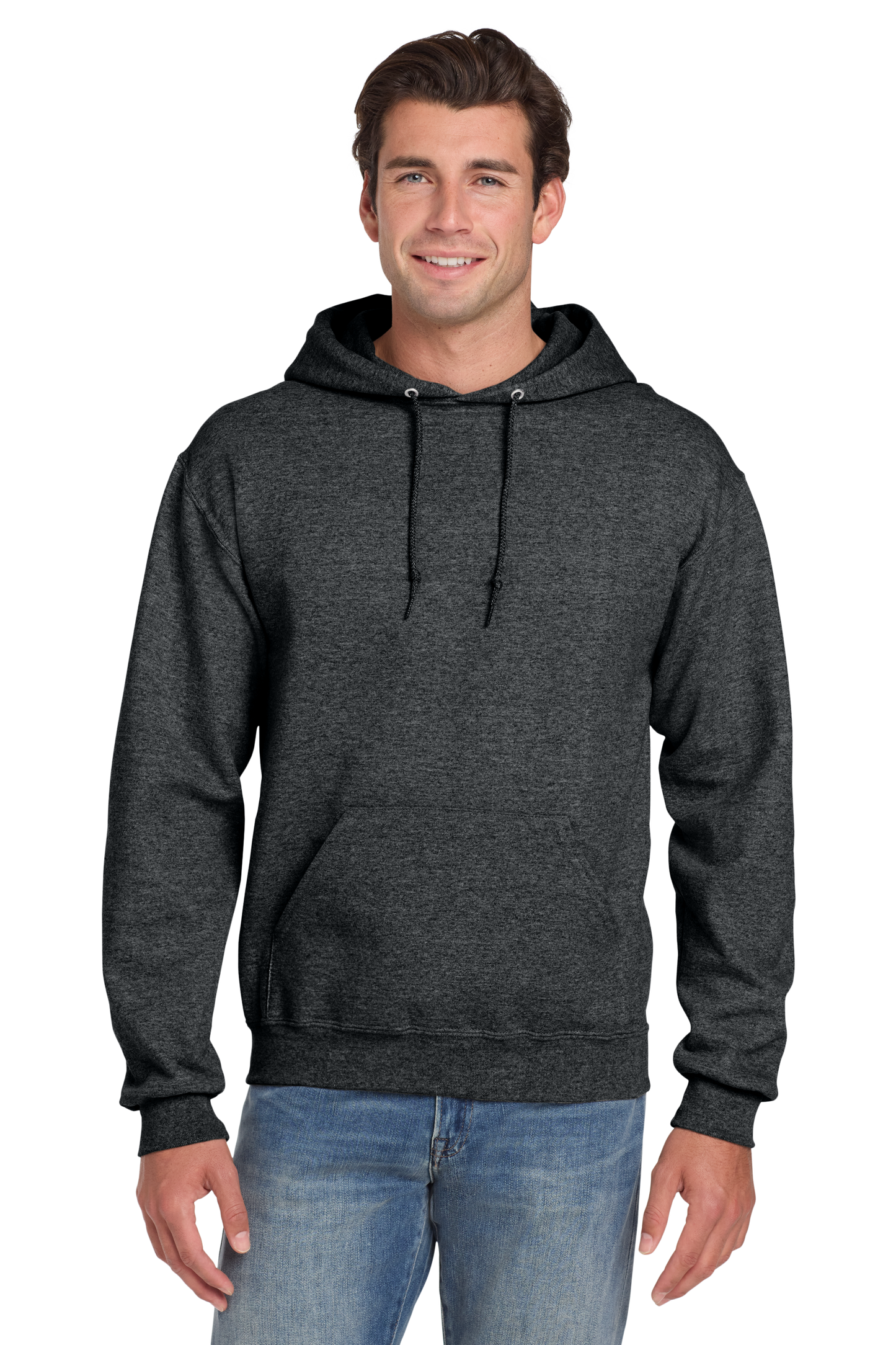 Jerzees® Super Sweats® NuBlend® - Pullover Hooded Sweatshirt - Black