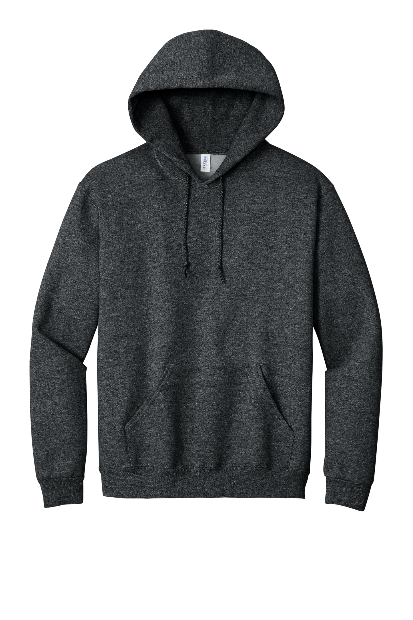 Jerzees® Super Sweats® NuBlend® - Pullover Hooded Sweatshirt - Black Heather