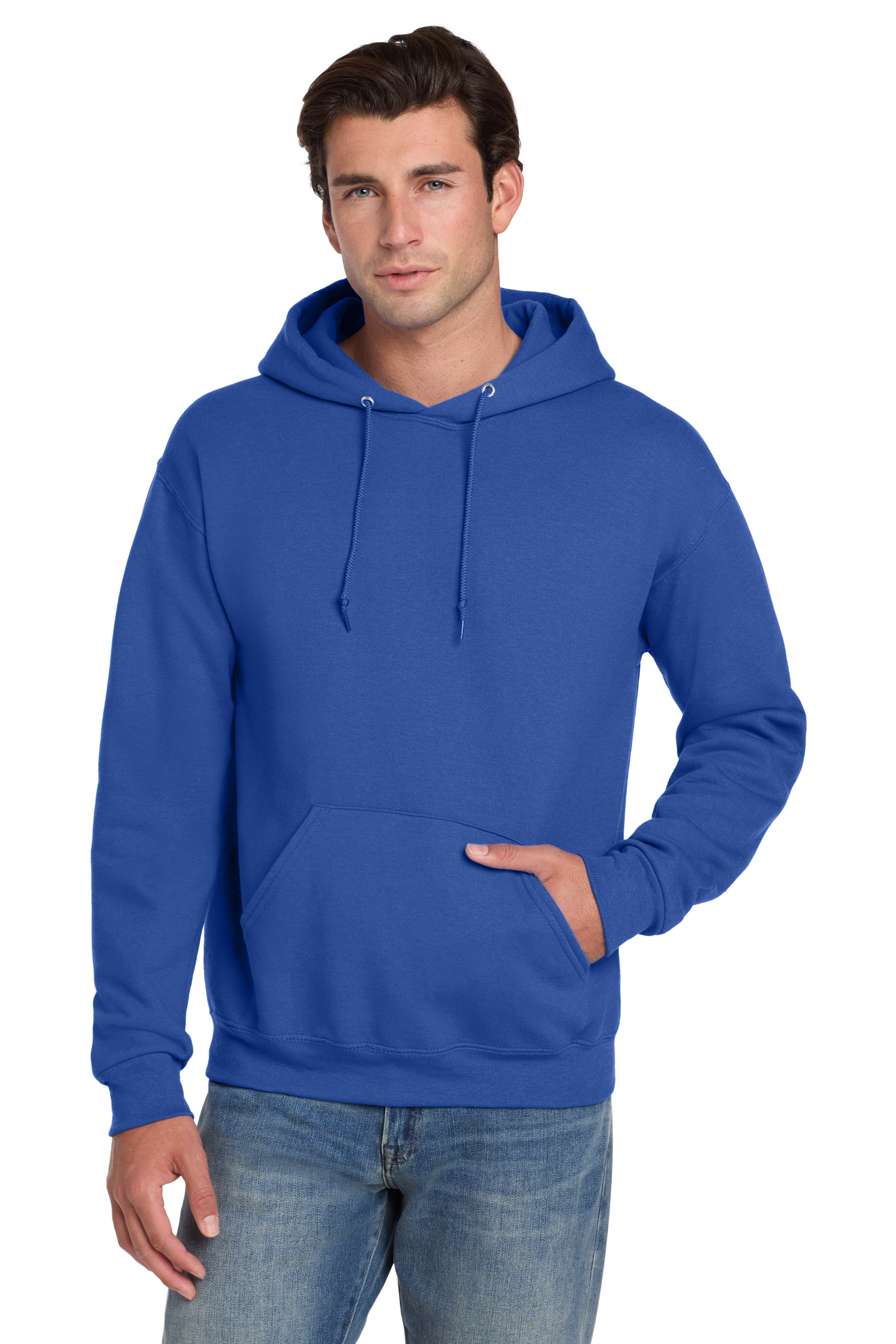 Jerzees® Super Sweats® NuBlend® - Pullover Hooded Sweatshirt - Royal