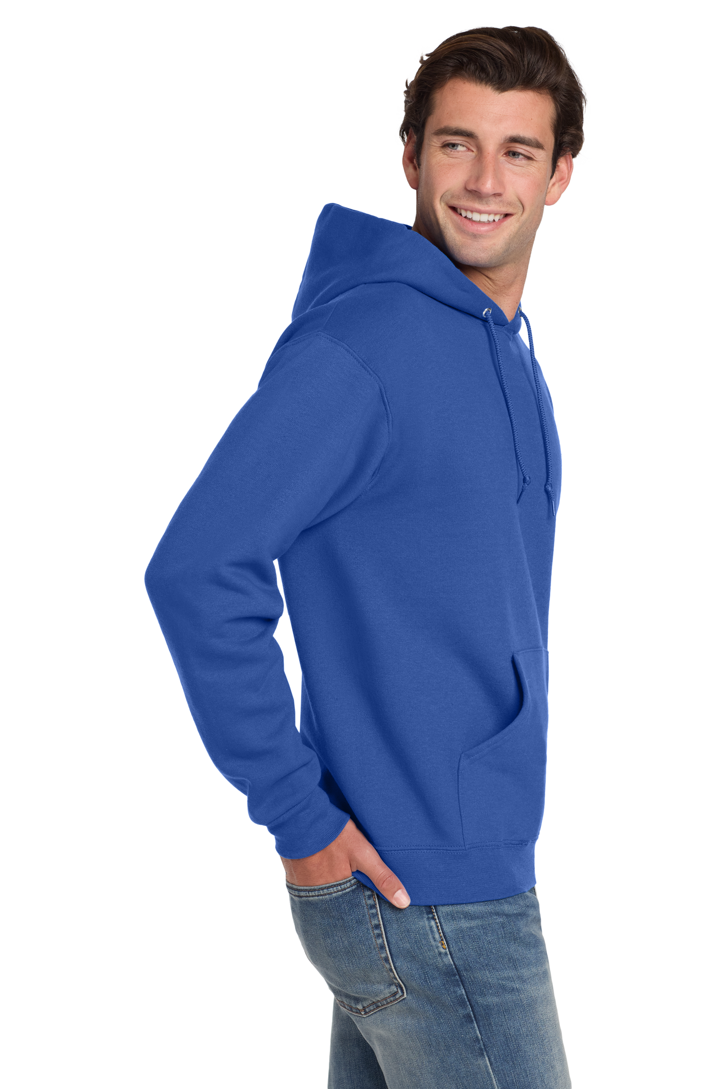 Jerzees® Super Sweats® NuBlend® - Pullover Hooded Sweatshirt - Royal