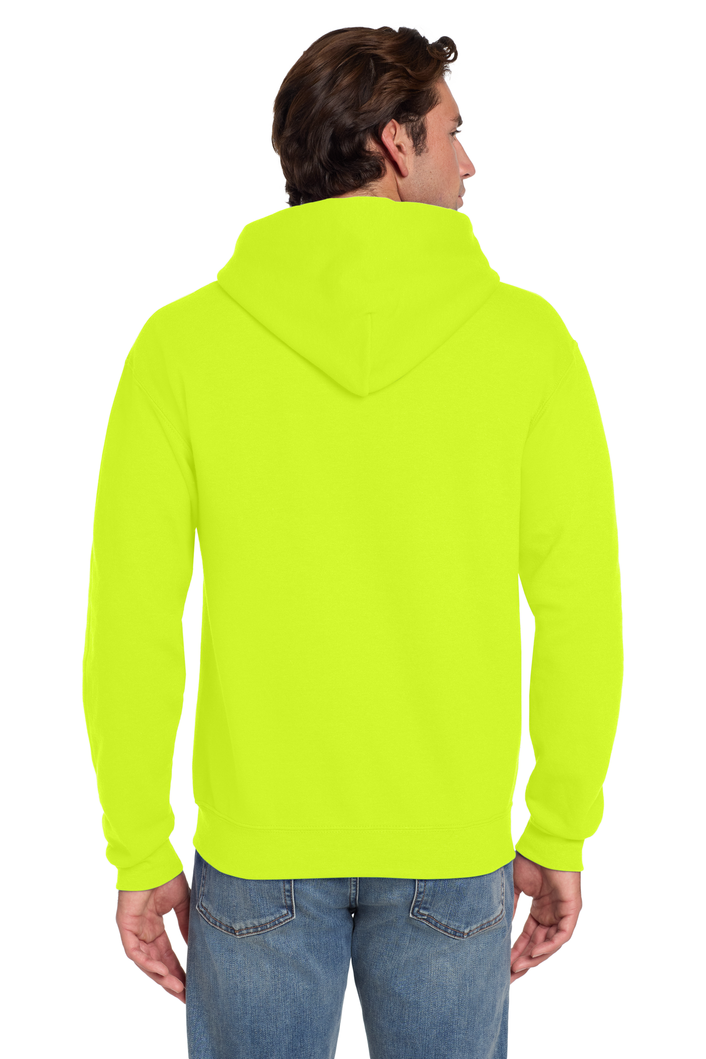 Jerzees® Super Sweats® NuBlend® - Pullover Hooded Sweatshirt -Safety Green