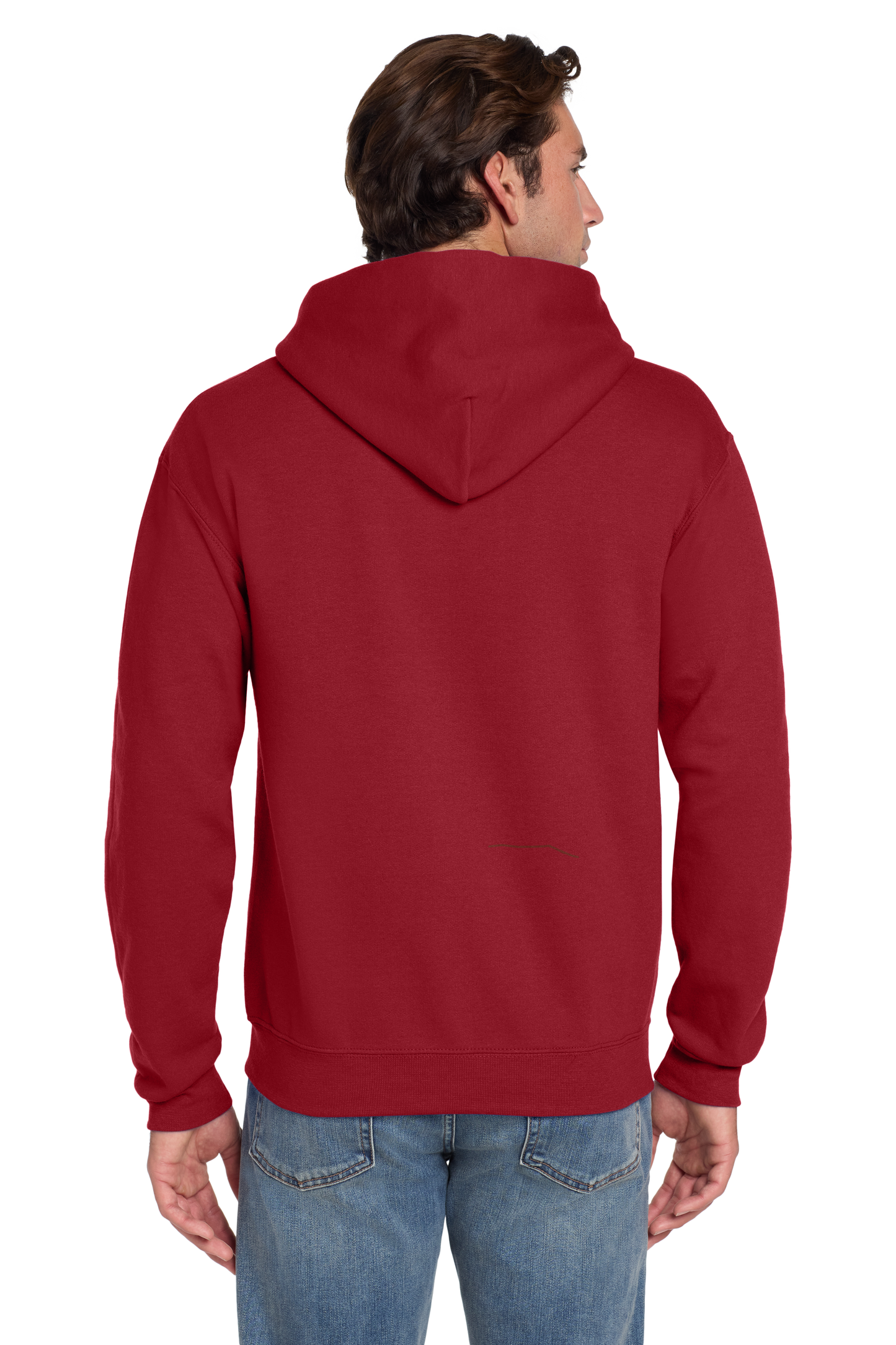 Jerzees® Super Sweats® NuBlend® - Pullover Hooded Sweatshirt -True Red
