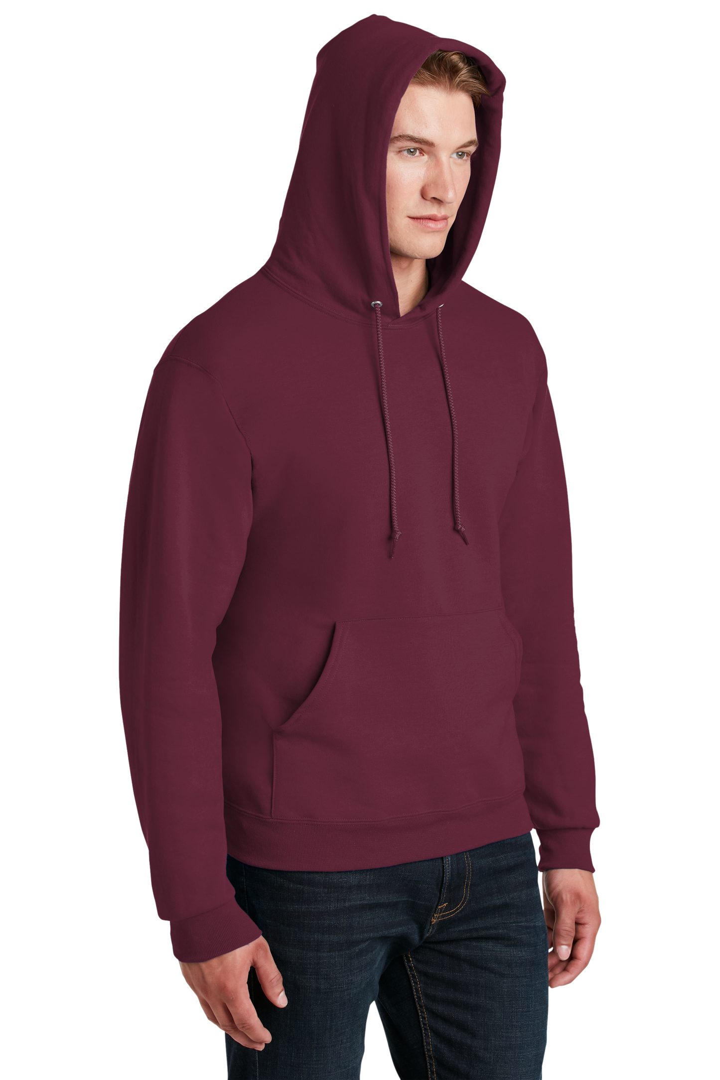 Jerzees® Super Sweats® NuBlend® - Pullover Hooded Sweatshirt - Maroon