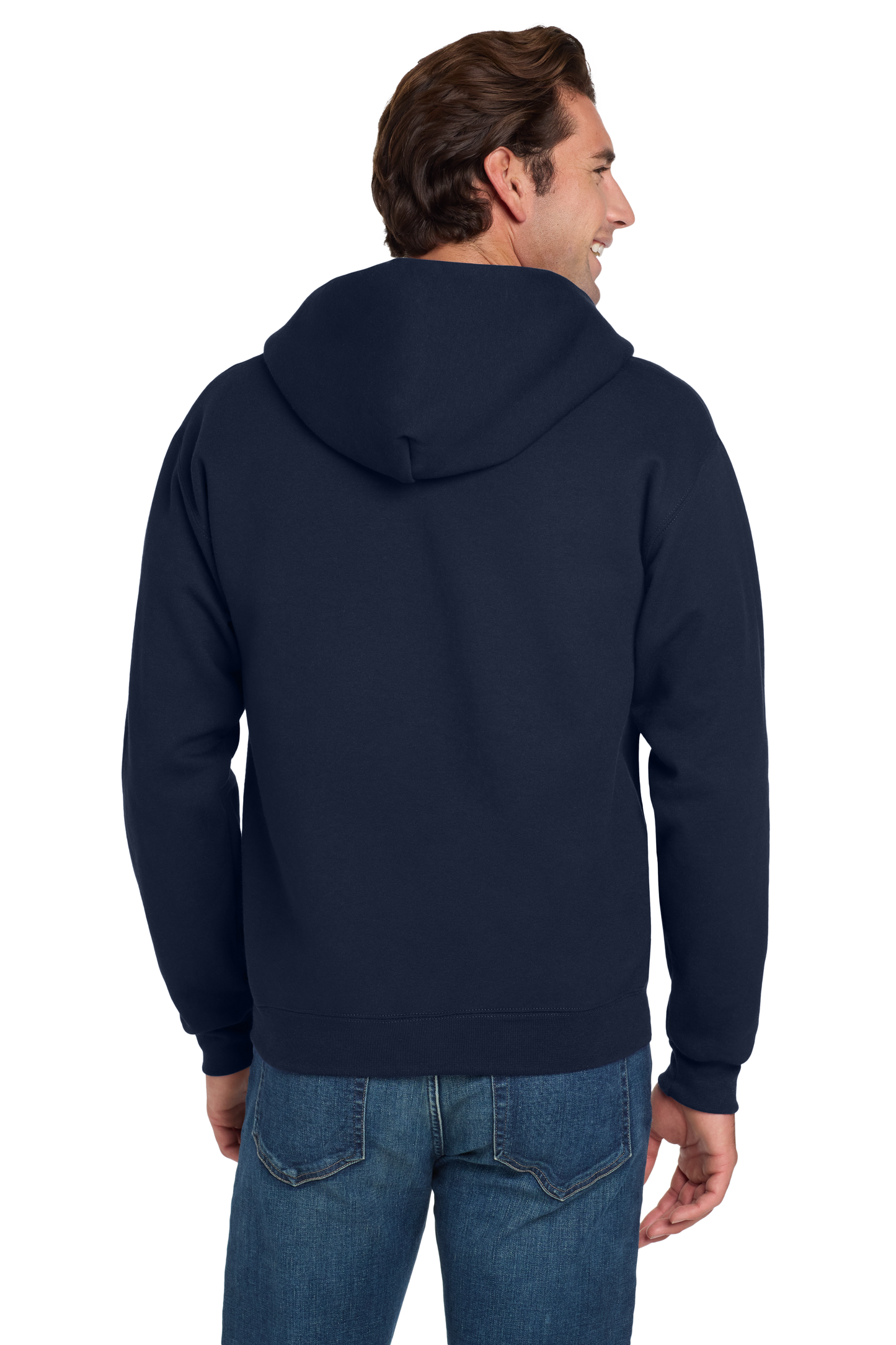Jerzees® Super Sweats® NuBlend® - Full-Zip Hooded Sweatshirt - Navy