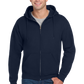 Jerzees® Super Sweats® NuBlend® - Full-Zip Hooded Sweatshirt - Navy