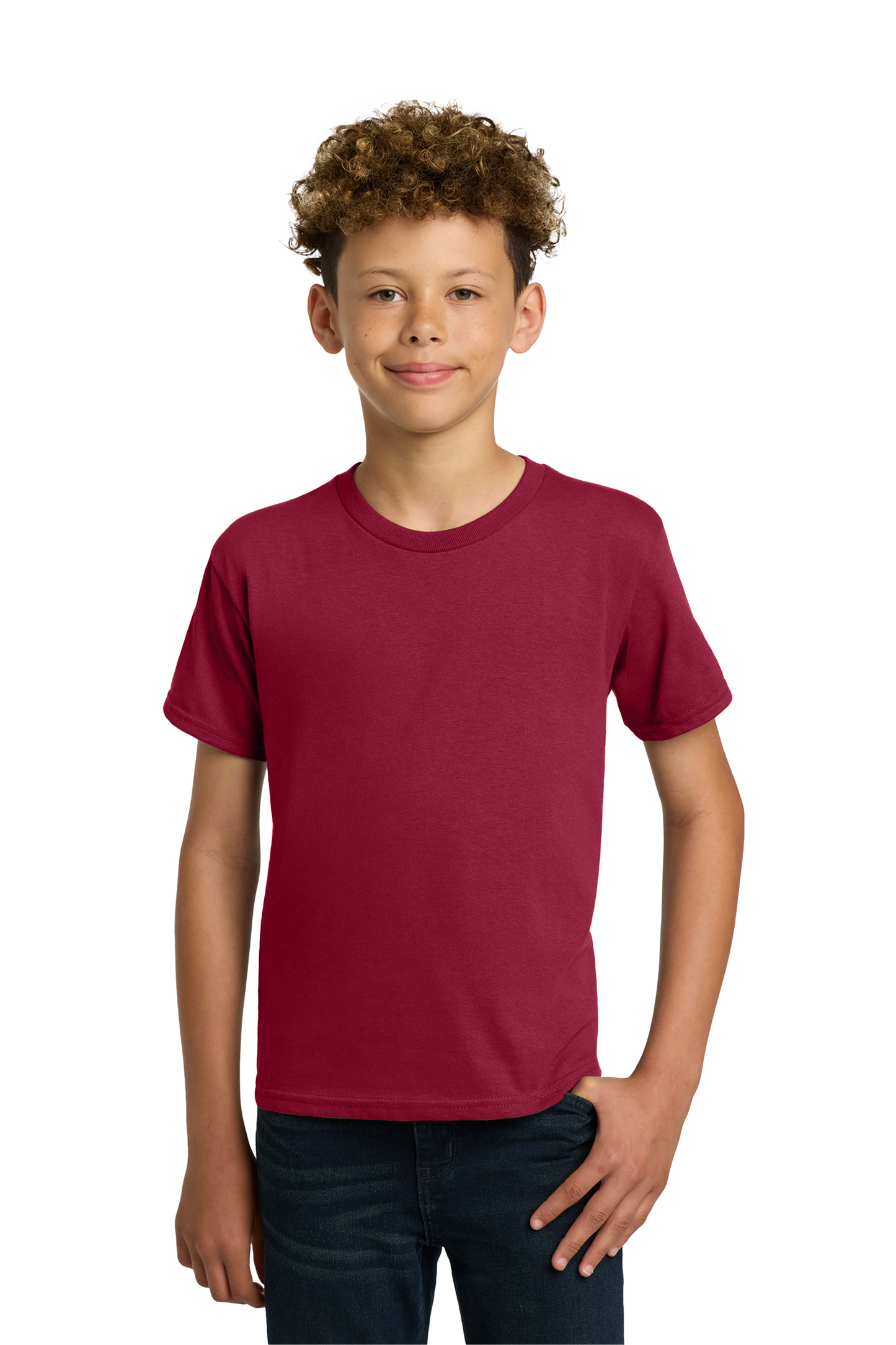 Gildan® - Youth Heavy Cotton™ 100% Cotton T-Shirt - Cardinal Red