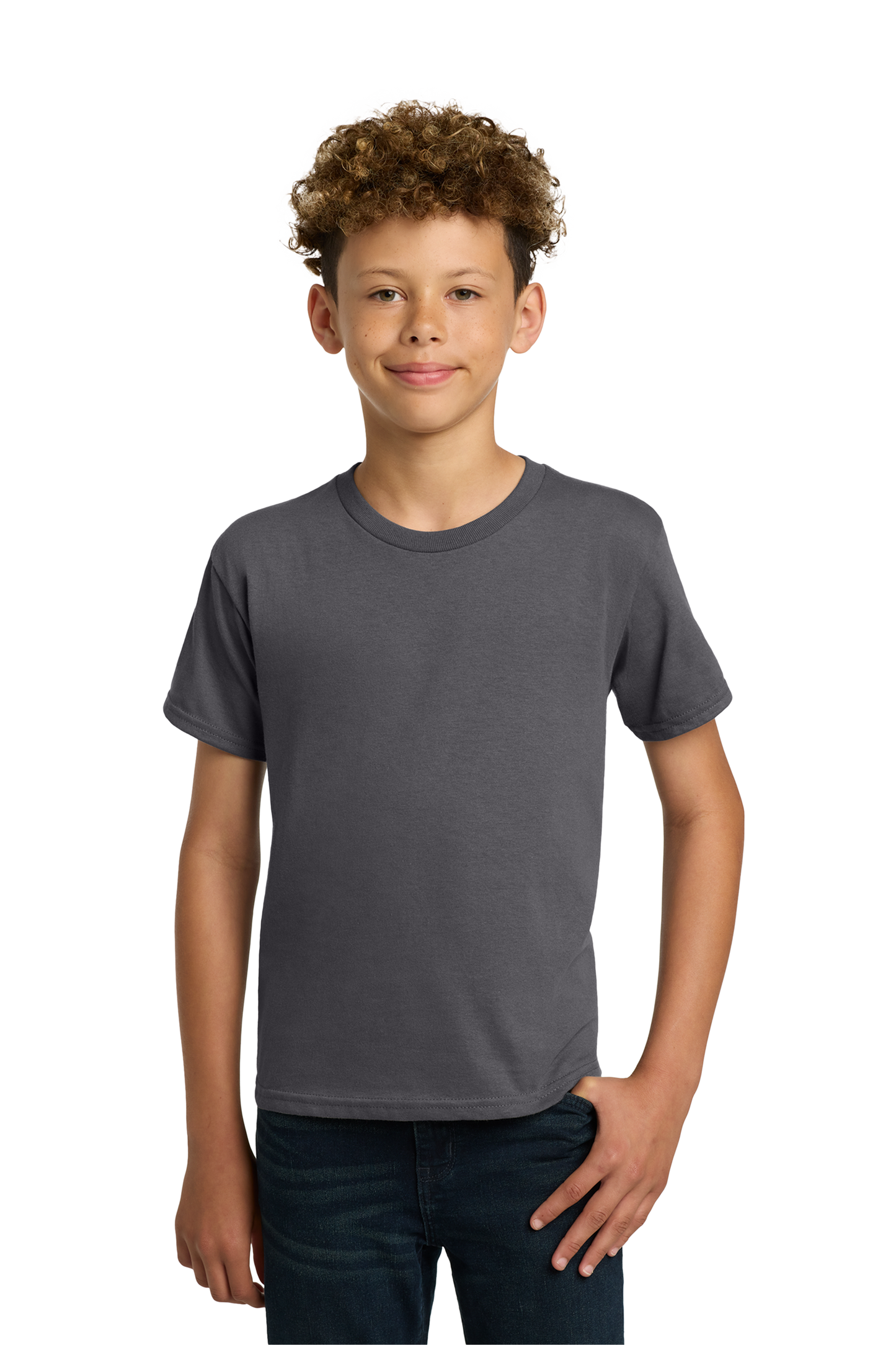 Gildan® - Youth Heavy Cotton™ 100% Cotton T-Shirt - Charcoal