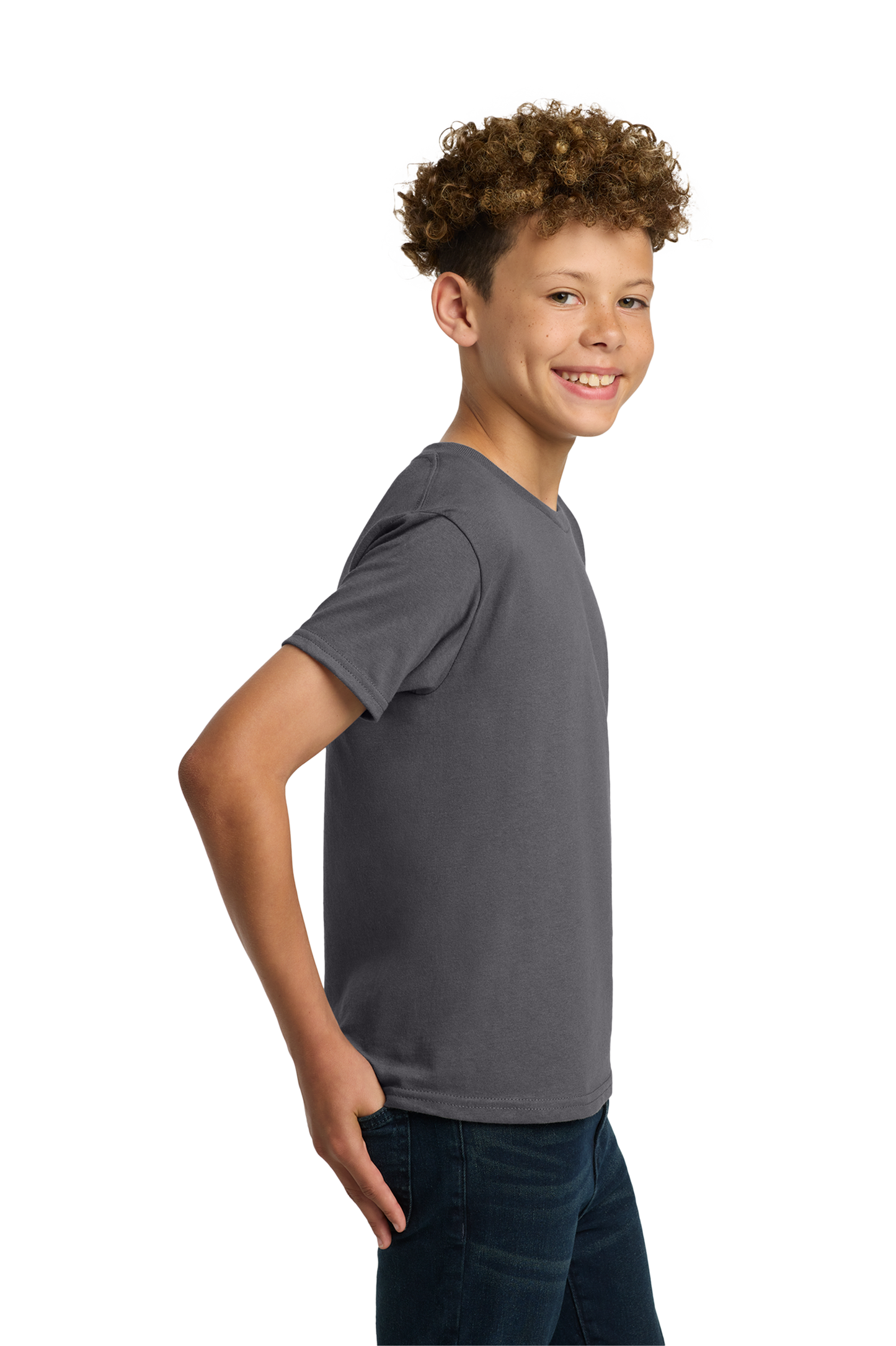 Gildan® - Youth Heavy Cotton™ 100% Cotton T-Shirt - Charcoal