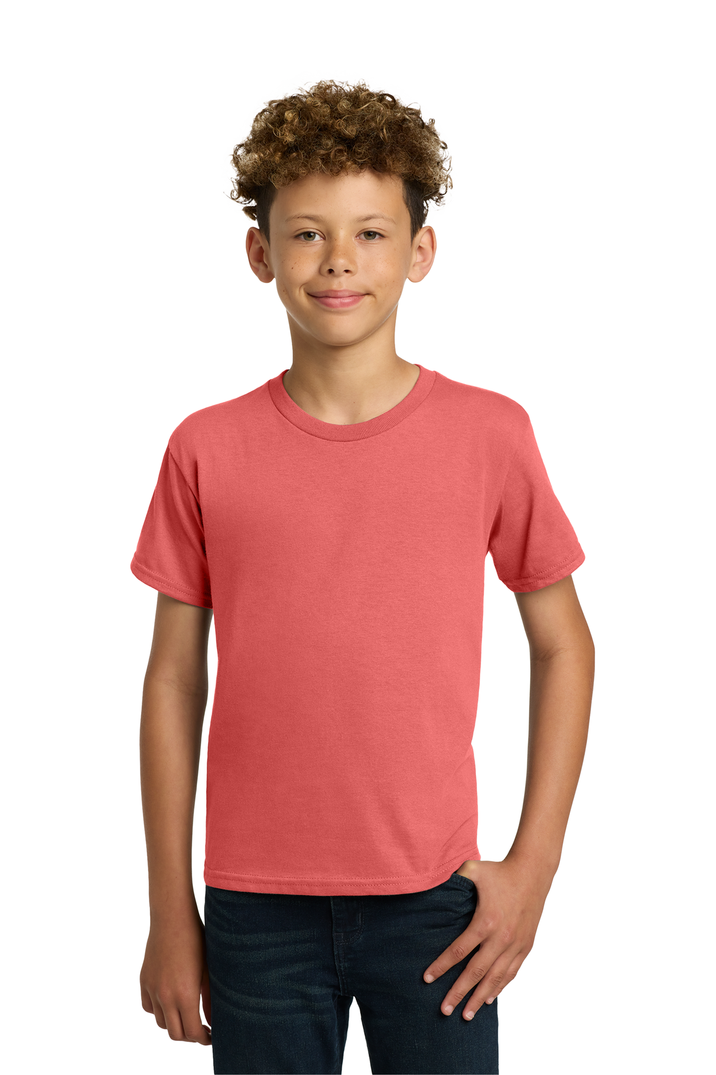 Gildan® - Youth Heavy Cotton™ 100% Cotton T-Shirt - Coral Silk