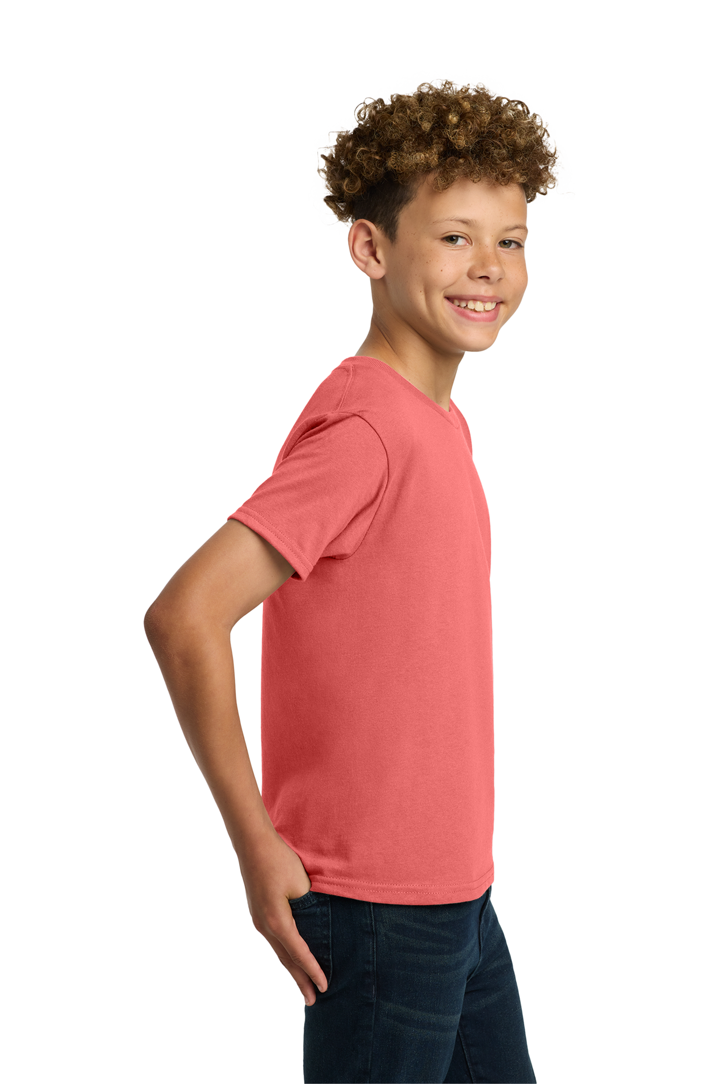 Gildan® - Youth Heavy Cotton™ 100% Cotton T-Shirt - Coral Silk