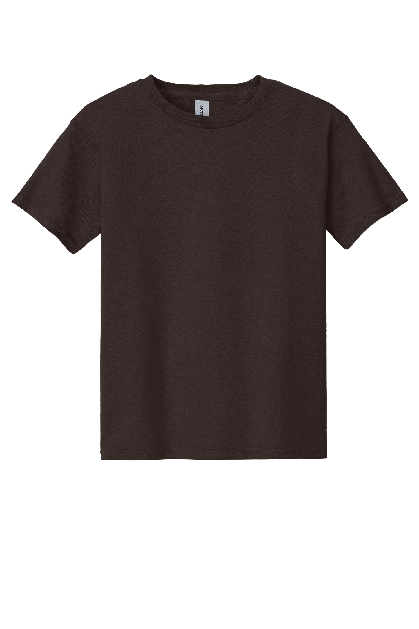 Gildan® - Youth Heavy Cotton™ 100% Cotton T-Shirt - Dark Chocolate