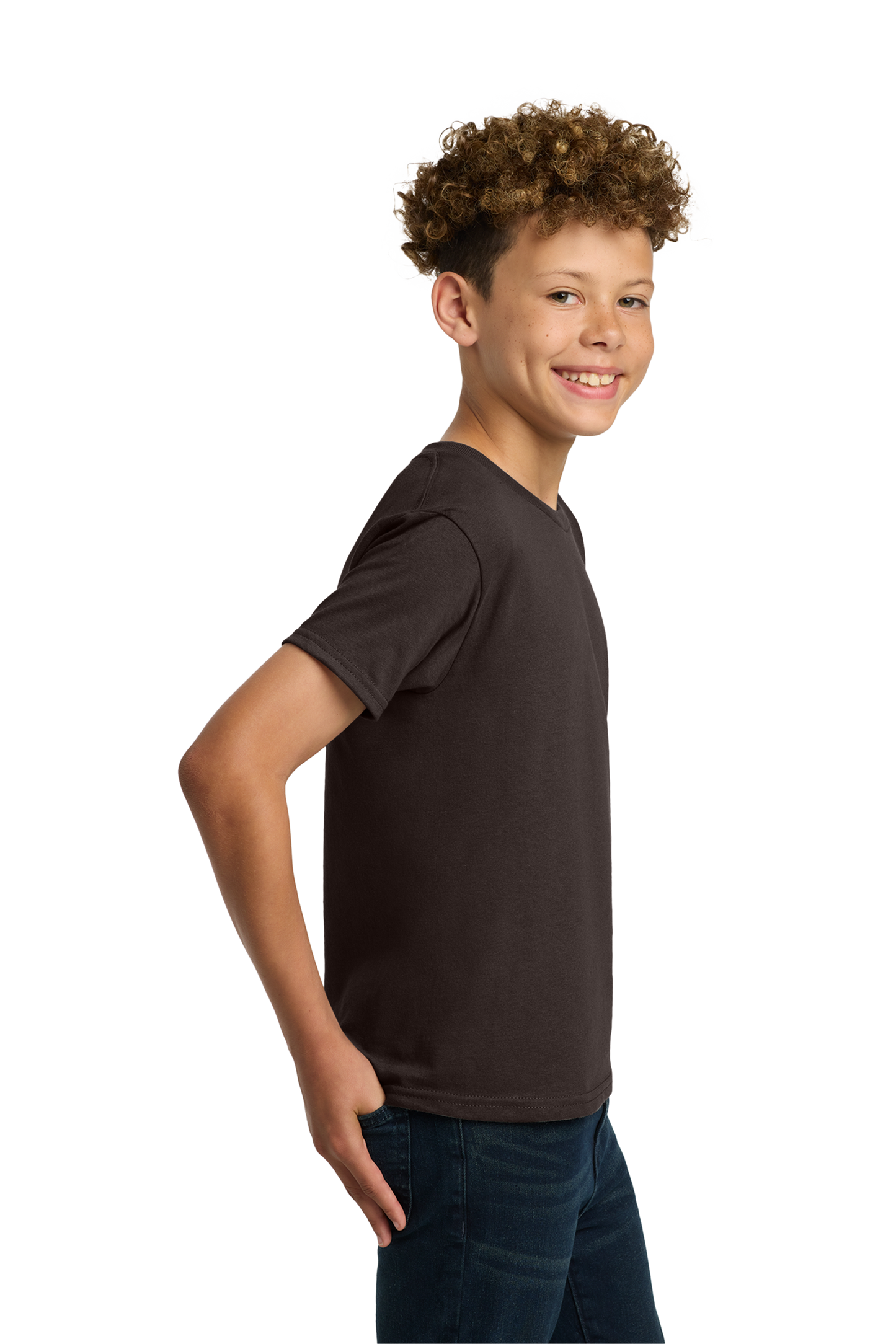 Gildan® - Youth Heavy Cotton™ 100% Cotton T-Shirt - Dark Chocolate