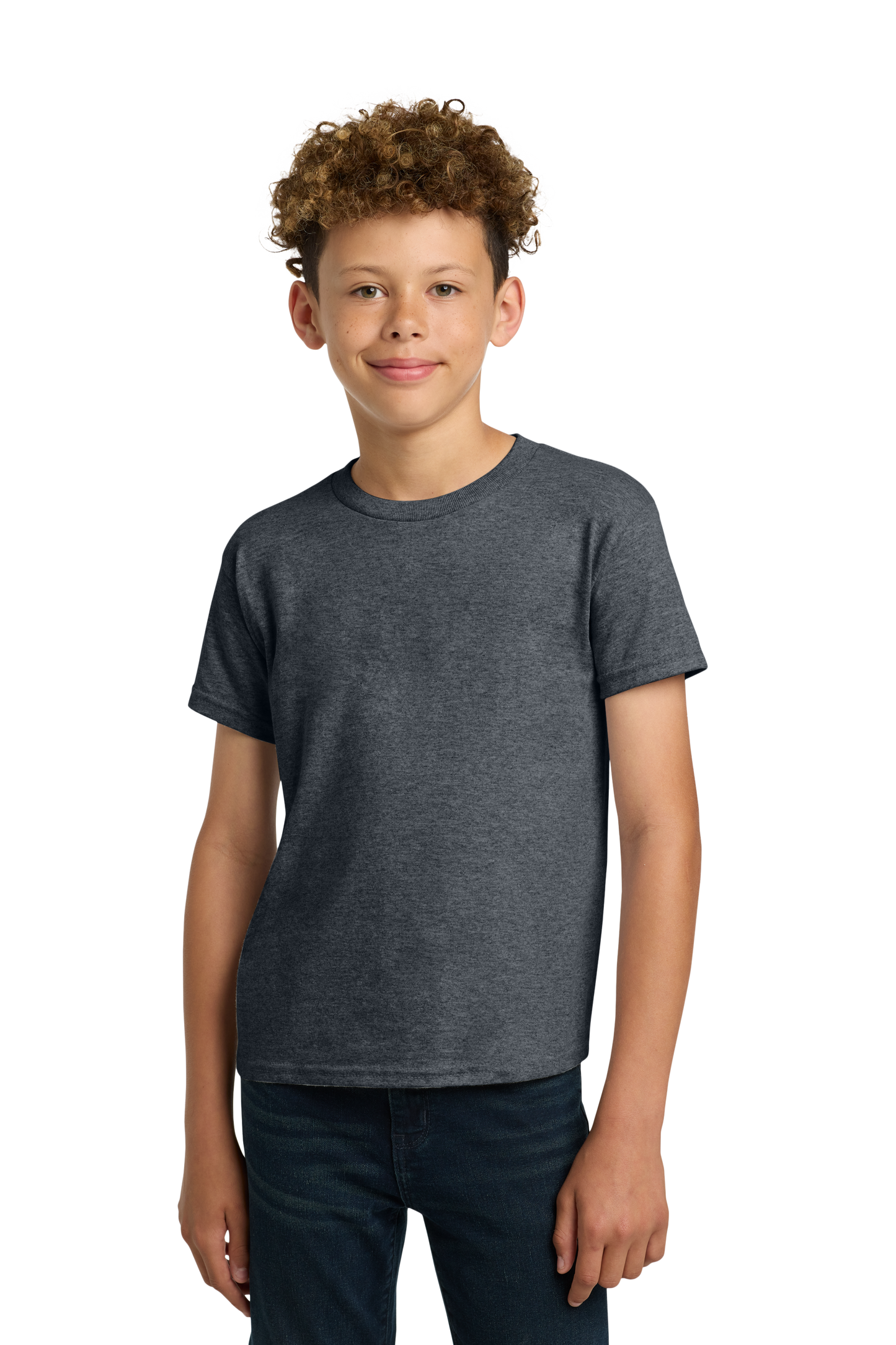 Gildan® - Youth Heavy Cotton™ 100% Cotton T-Shirt - Dark Heather
