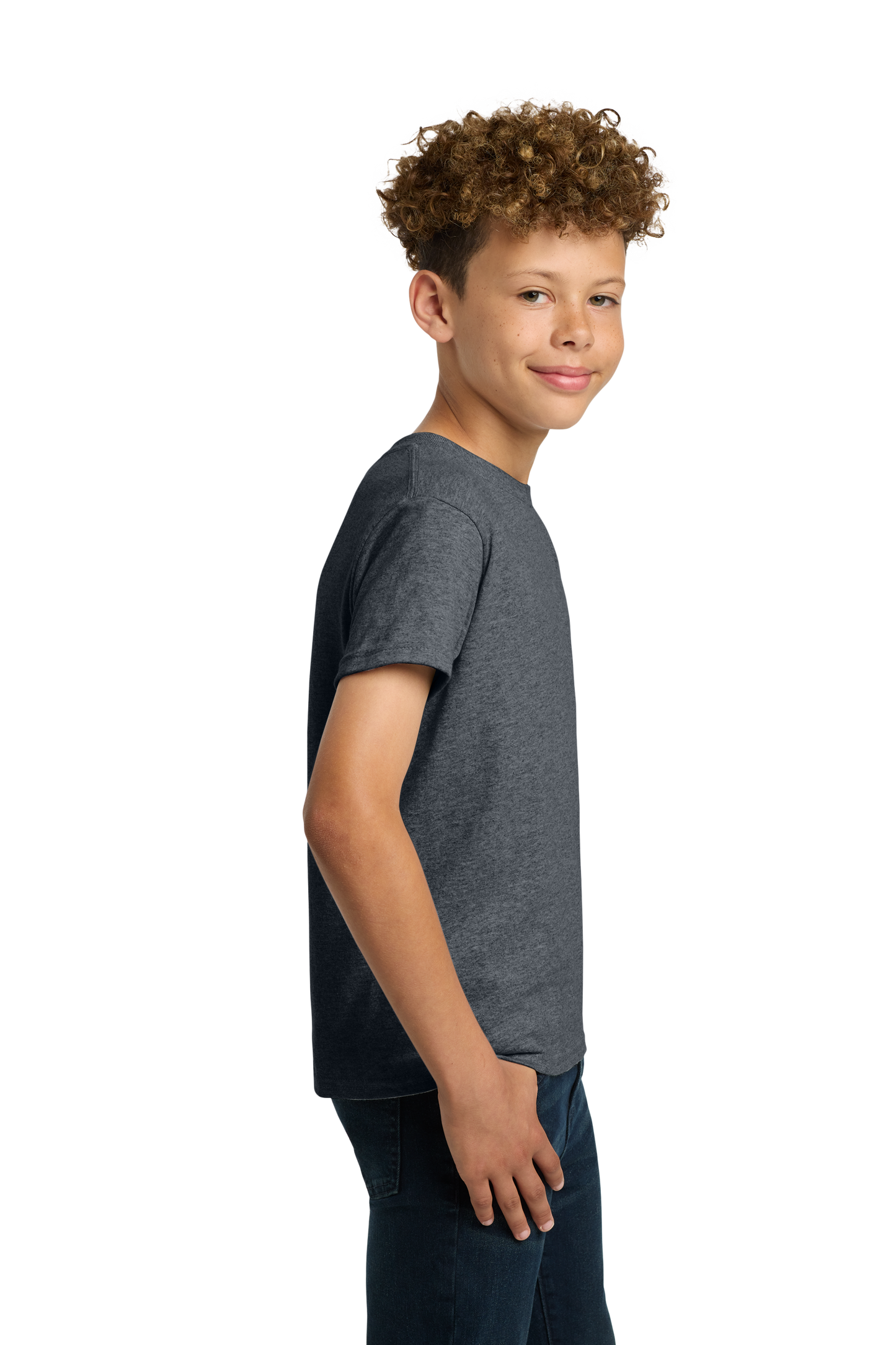 Gildan® - Youth Heavy Cotton™ 100% Cotton T-Shirt - Dark Heather