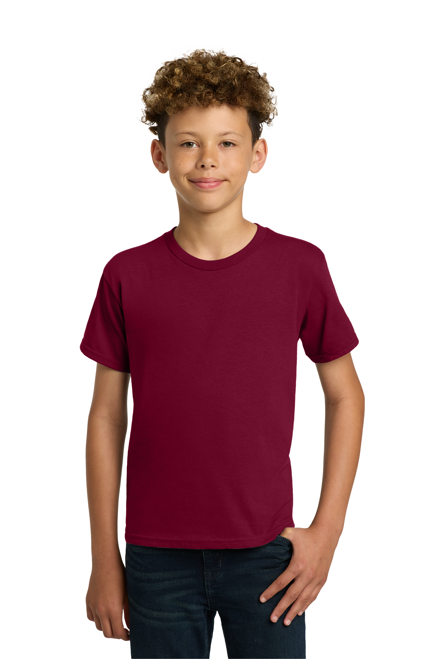 Gildan® - Youth Heavy Cotton™ 100% Cotton T-Shirt - Gamet