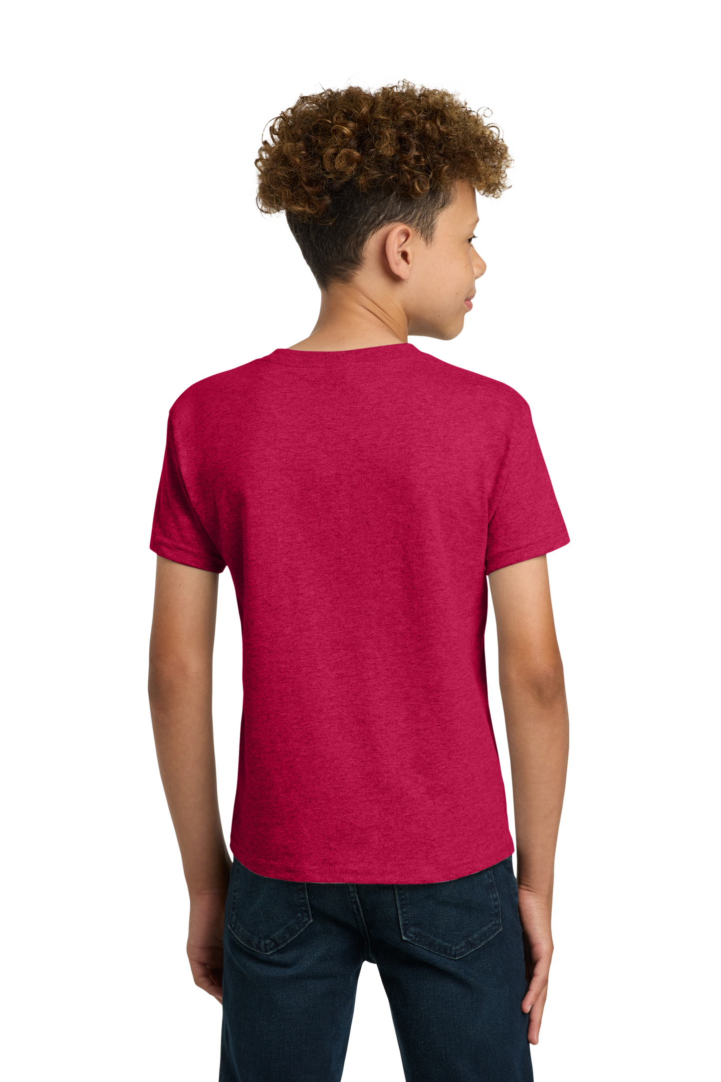 Gildan® - Youth Heavy Cotton™ 100% Cotton T-Shirt - Heather Red