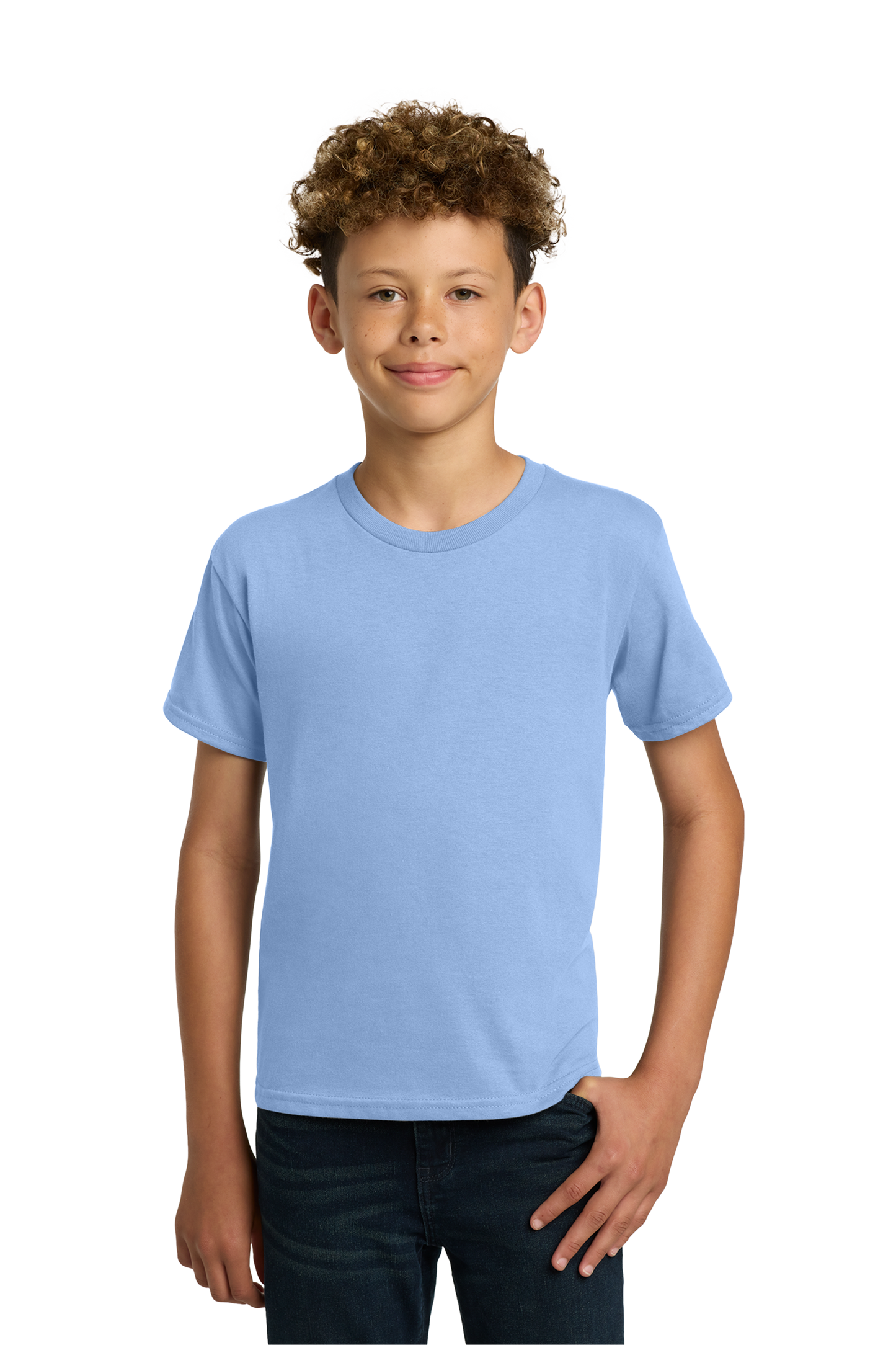 Gildan® - Youth Heavy Cotton™ 100% Cotton T-Shirt - Light Blue