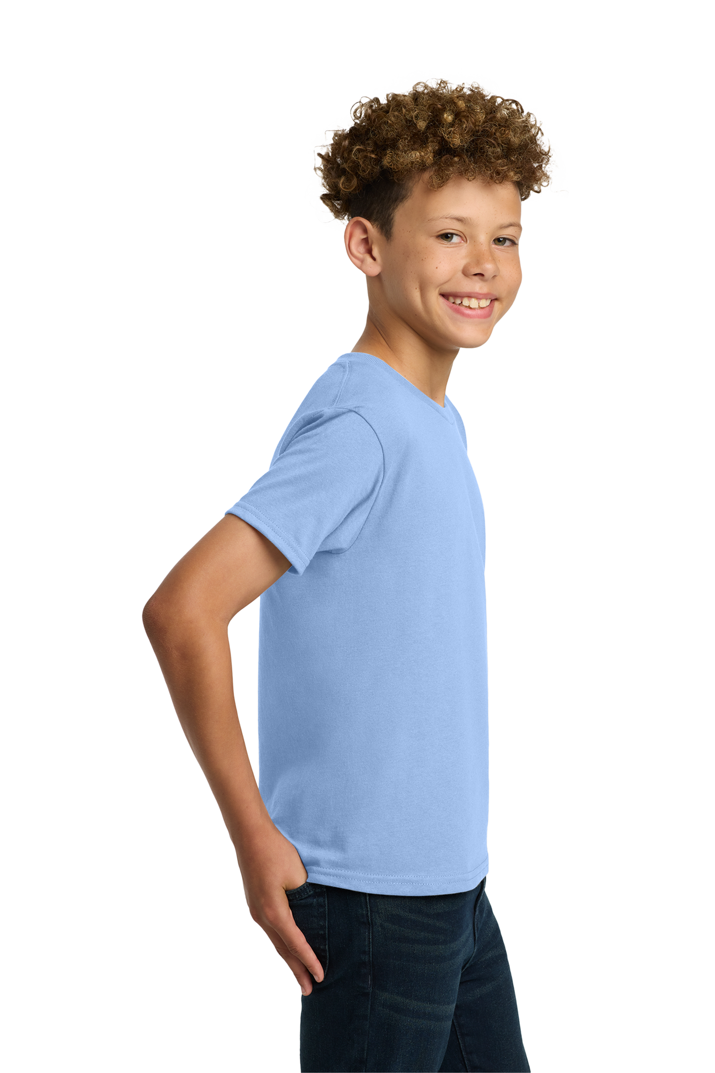 Gildan® - Youth Heavy Cotton™ 100% Cotton T-Shirt - Light Blue