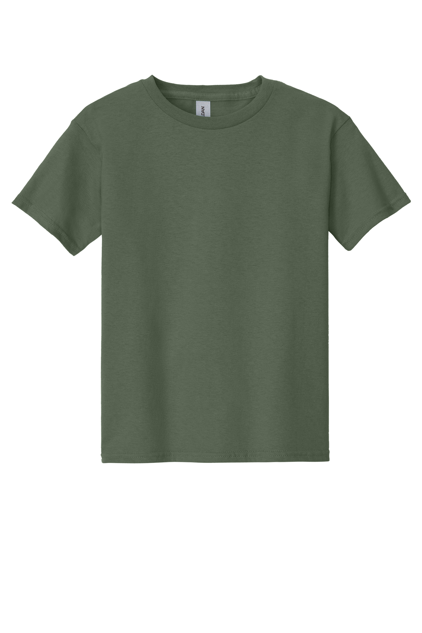 Gildan® - Youth Heavy Cotton™ 100% Cotton T-Shirt - Military Green