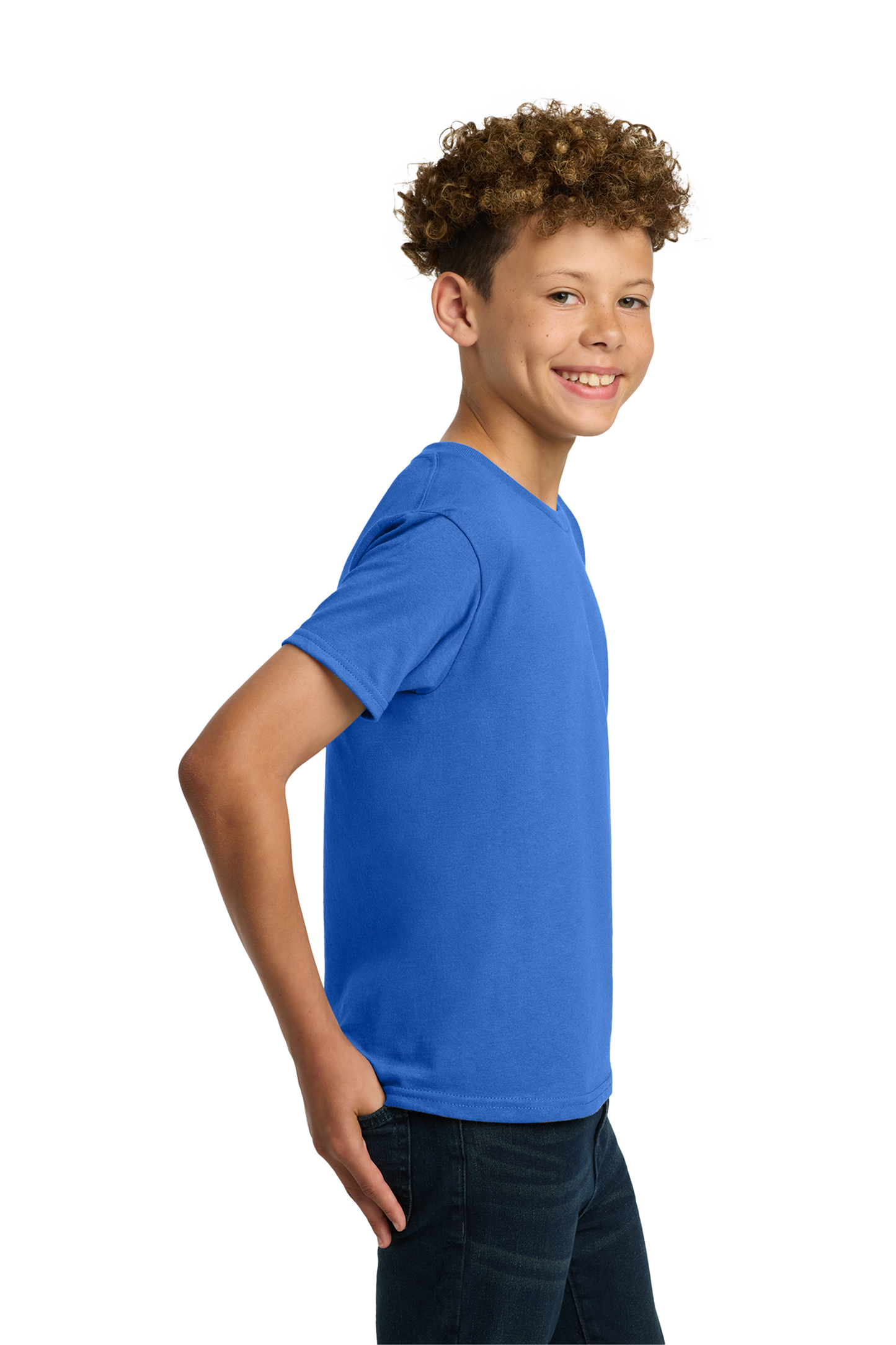 Gildan® - Youth Heavy Cotton™ 100% Cotton T-Shirt - Neon Blue