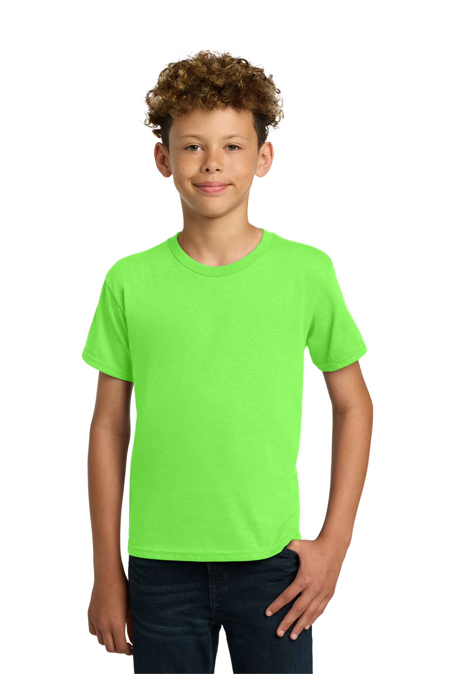 Gildan® - Youth Heavy Cotton™ 100% Cotton T-Shirt - Neon Green