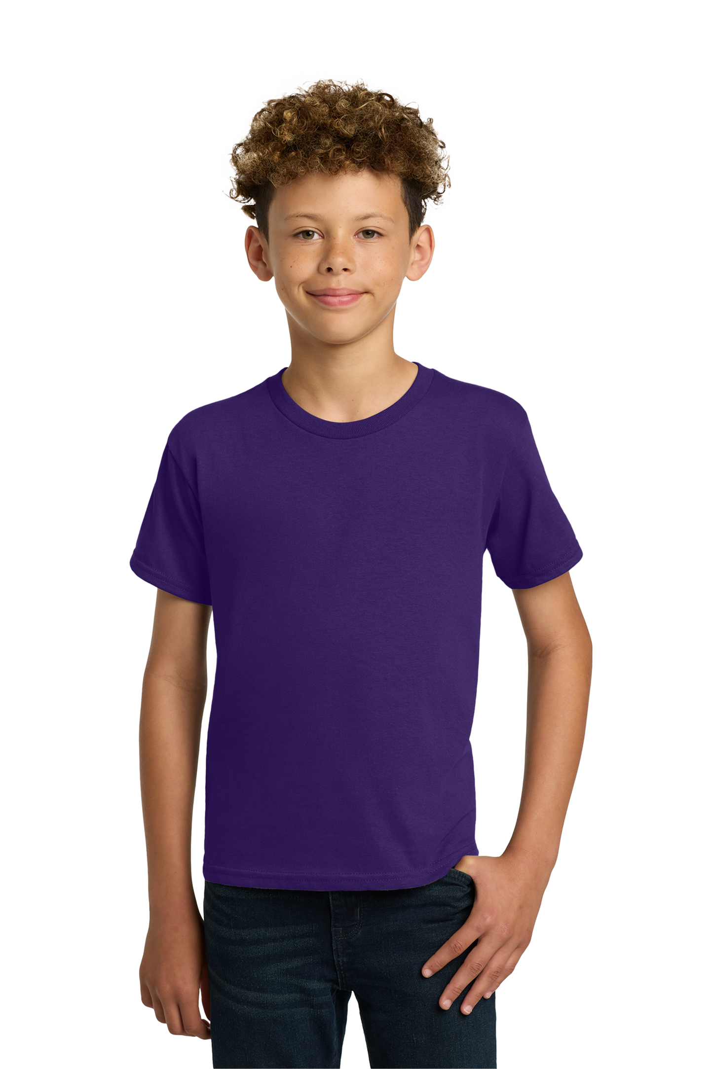 Gildan® - Youth Heavy Cotton™ 100% Cotton T-Shirt - Purple