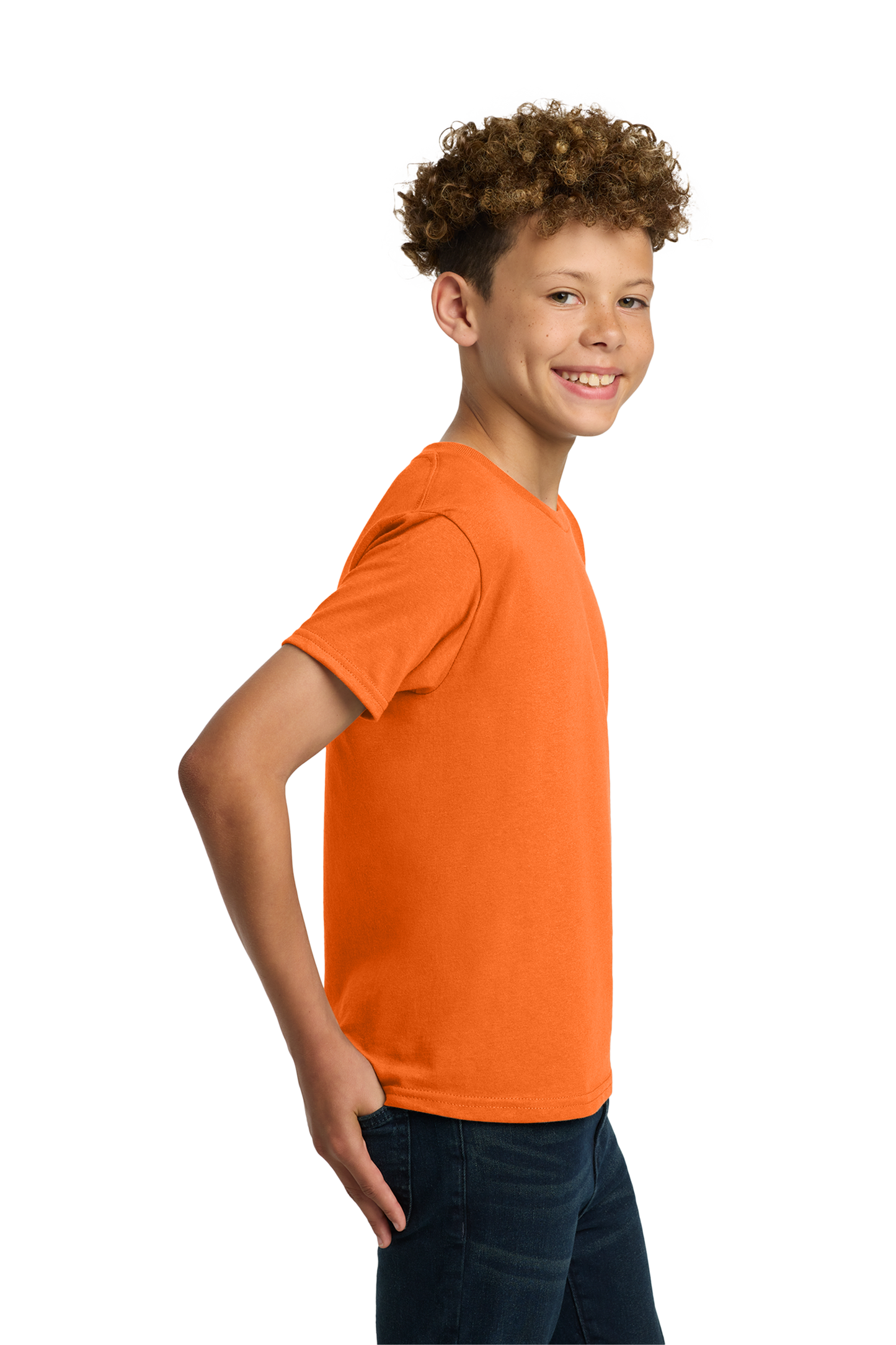 Gildan® - Youth Heavy Cotton™ 100% Cotton T-Shirt - Safety Orange