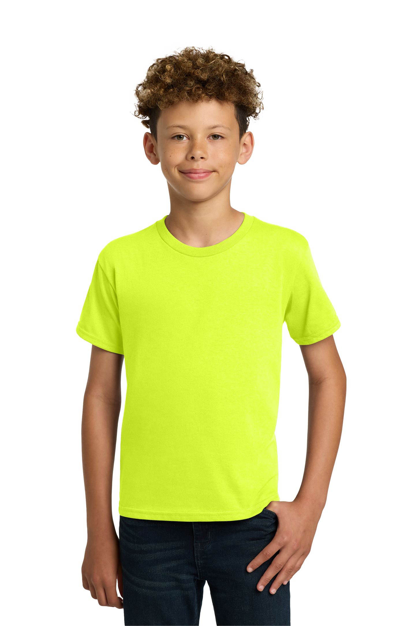 Gildan® - Youth Heavy Cotton™ 100% Cotton T-Shirt - Safety Green