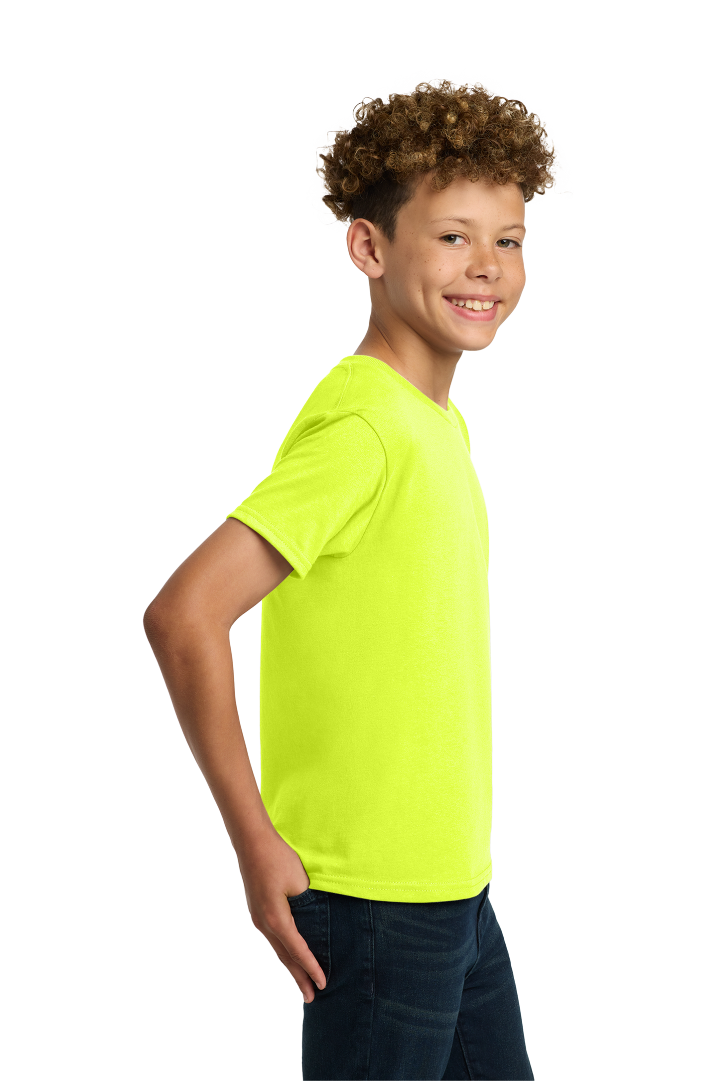 Gildan® - Youth Heavy Cotton™ 100% Cotton T-Shirt - Safety Green