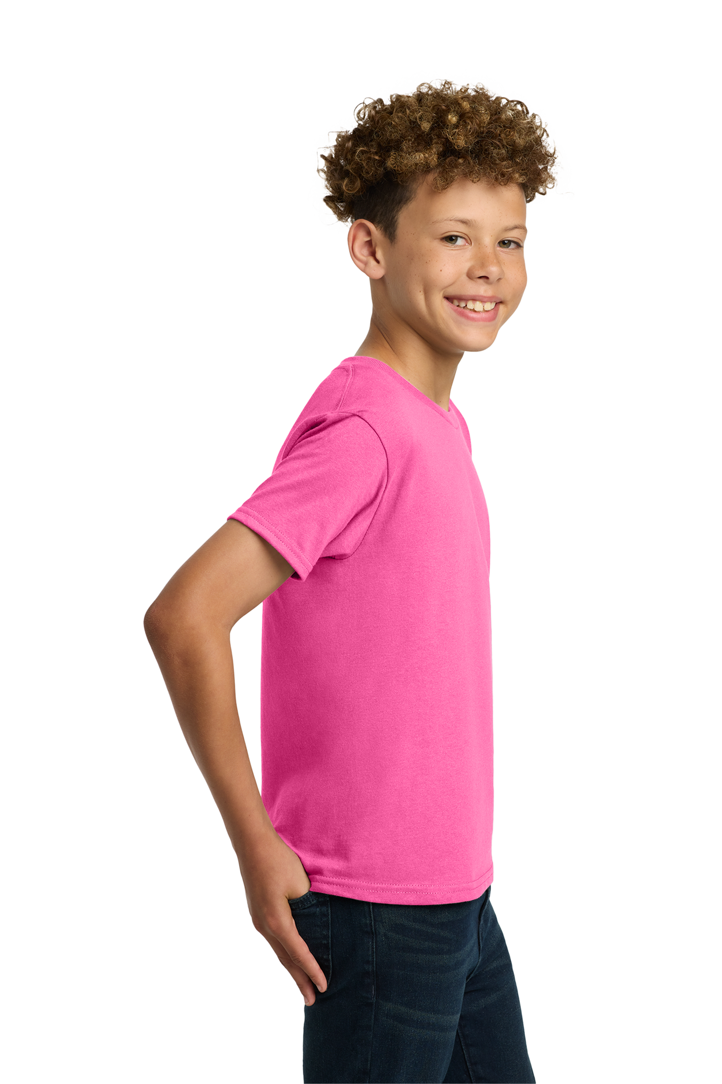 Gildan® - Youth Heavy Cotton™ 100% Cotton T-Shirt - Safety Pink