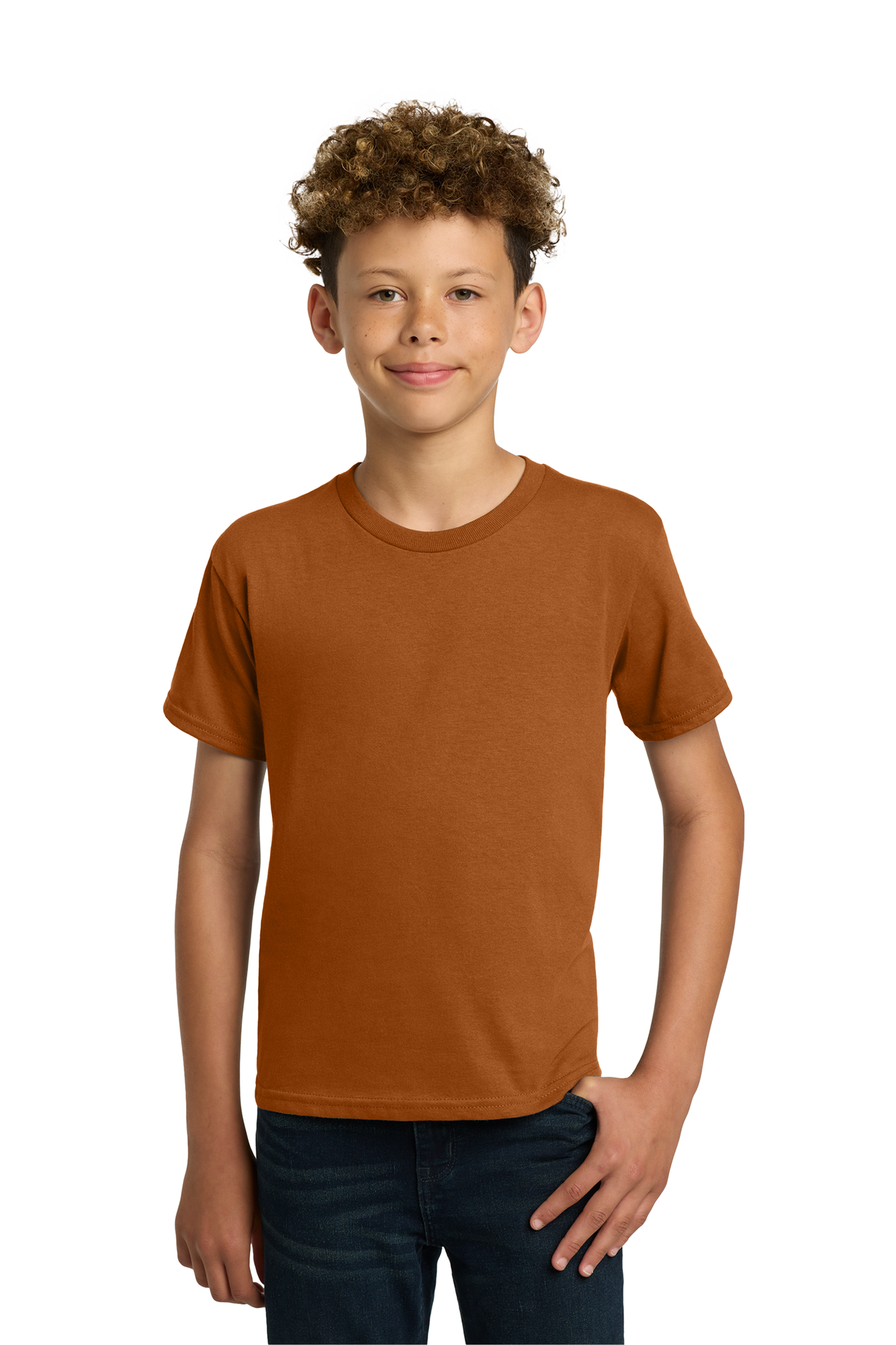 Gildan® - Youth Heavy Cotton™ 100% Cotton T-Shirt - Texas Orange