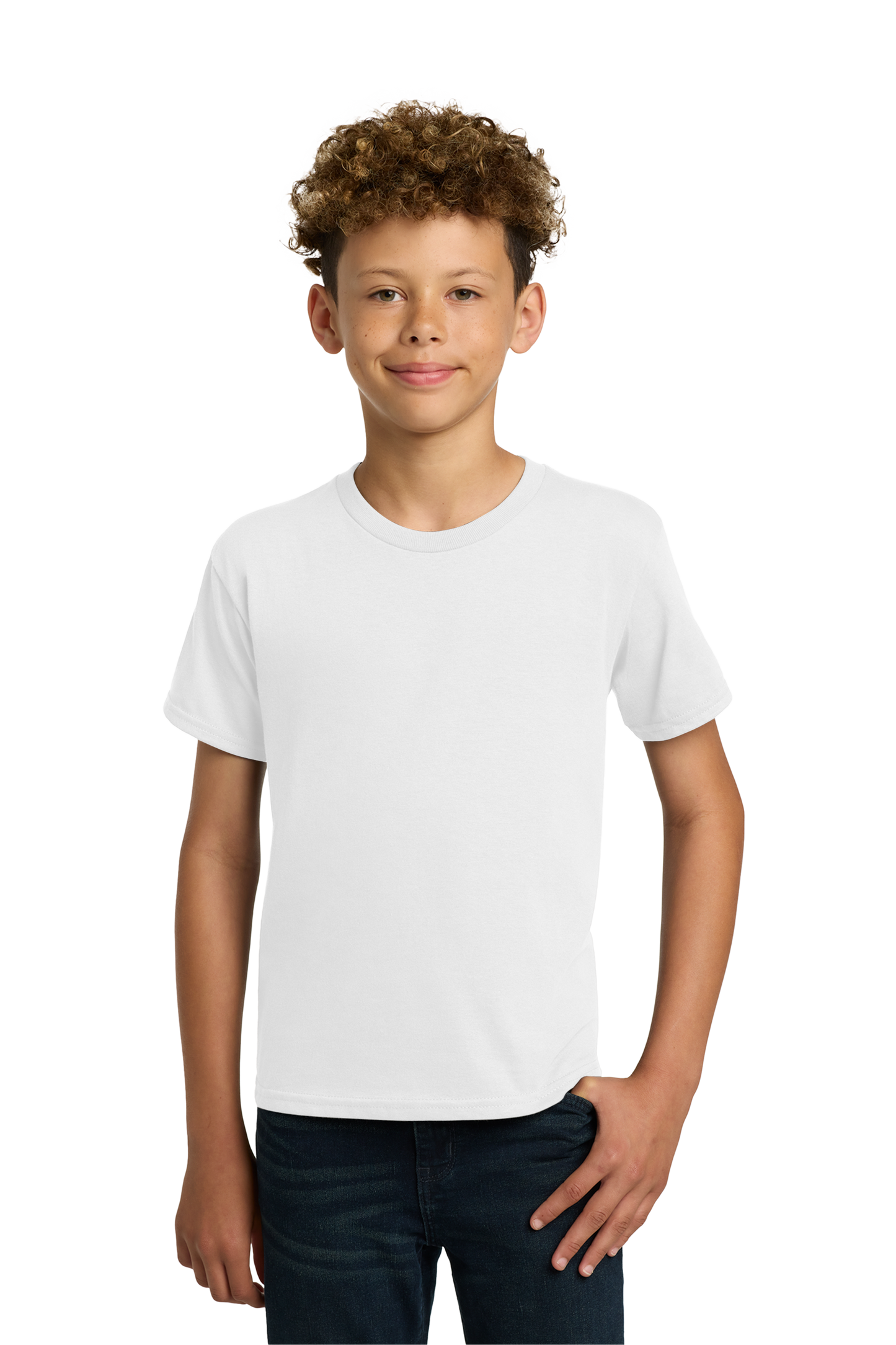 Gildan® - Youth Heavy Cotton™ 100% Cotton T-Shirt - White