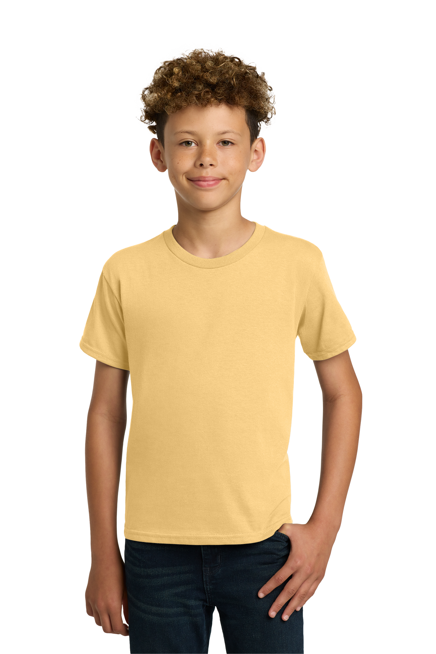 Gildan® - Youth Heavy Cotton™ 100% Cotton T-Shirt - Yellow Haze