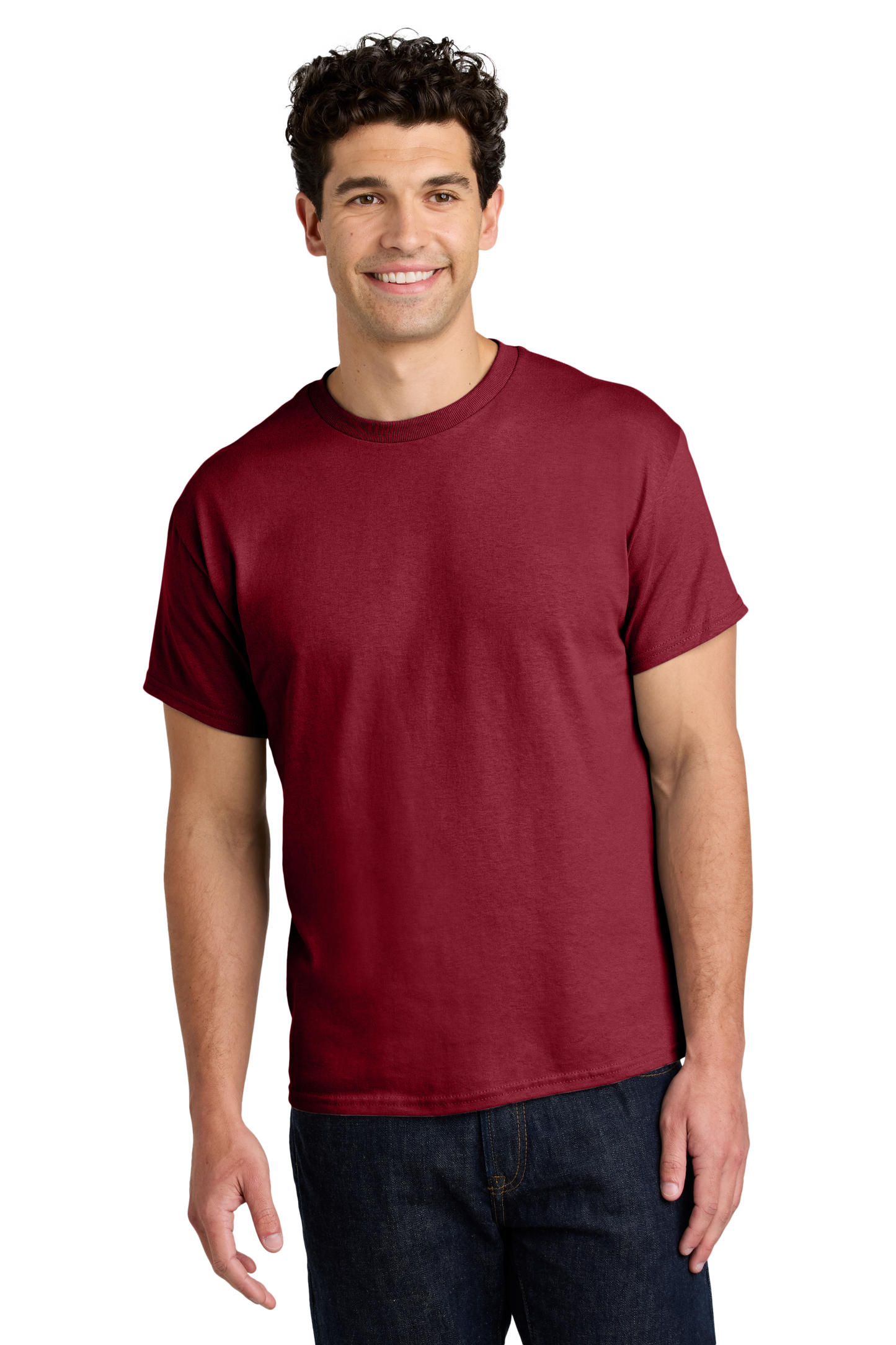 Gildan® - Heavy Cotton™ 100% Cotton T-Shirt - Antique Cherry Red