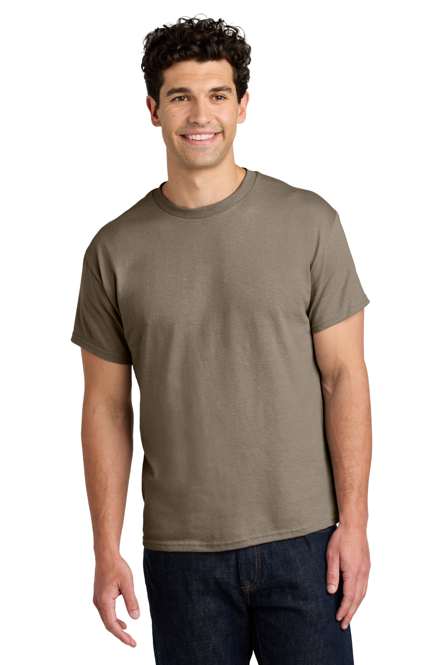 Gildan® - Heavy Cotton™ 100% Cotton T-Shirt - Brown Savana